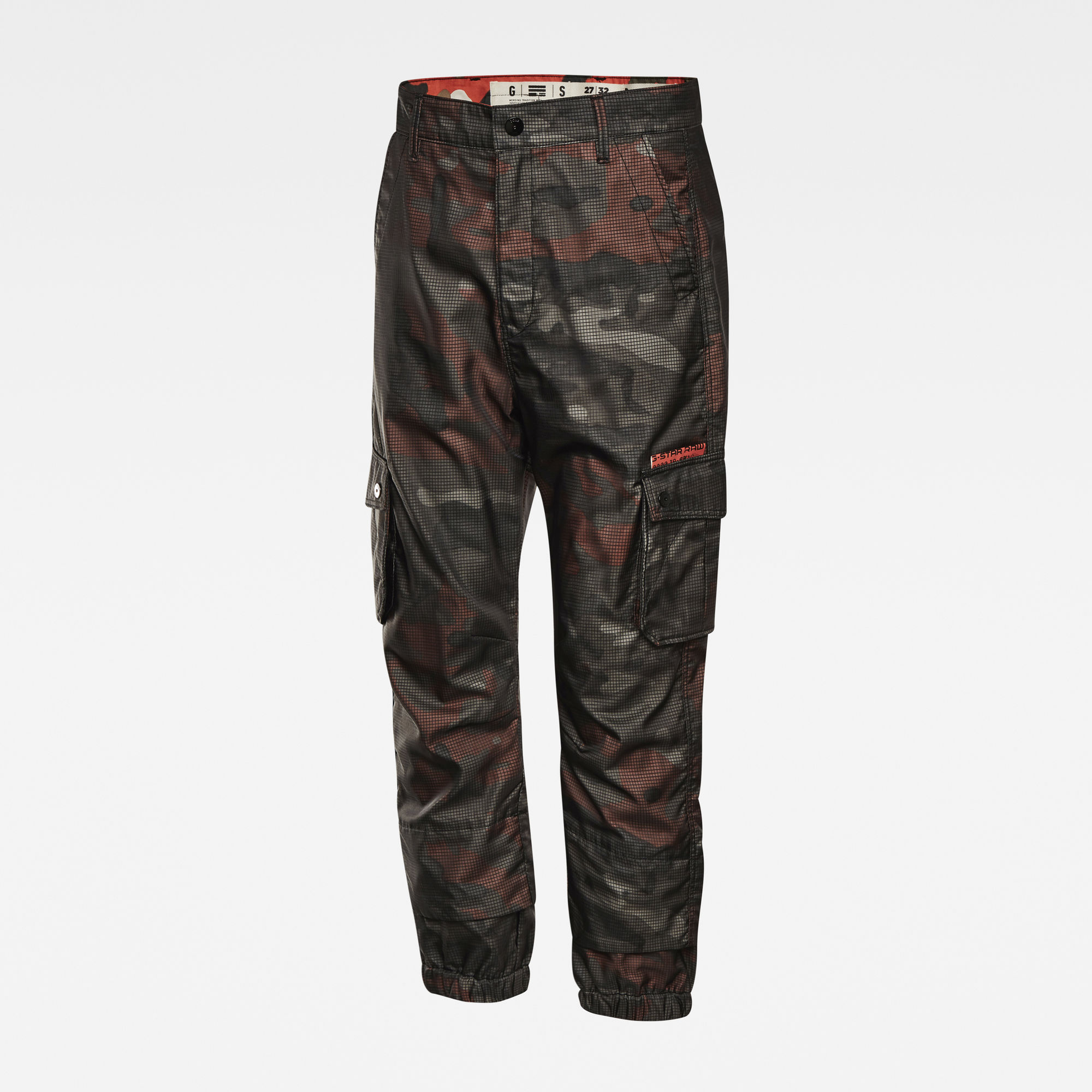 G-Star RAW Dames E Boyfriend Mid Cargo Broek Zwart G-Star RAW Dames E Boyfriend Mid Cargo Broek Zwart