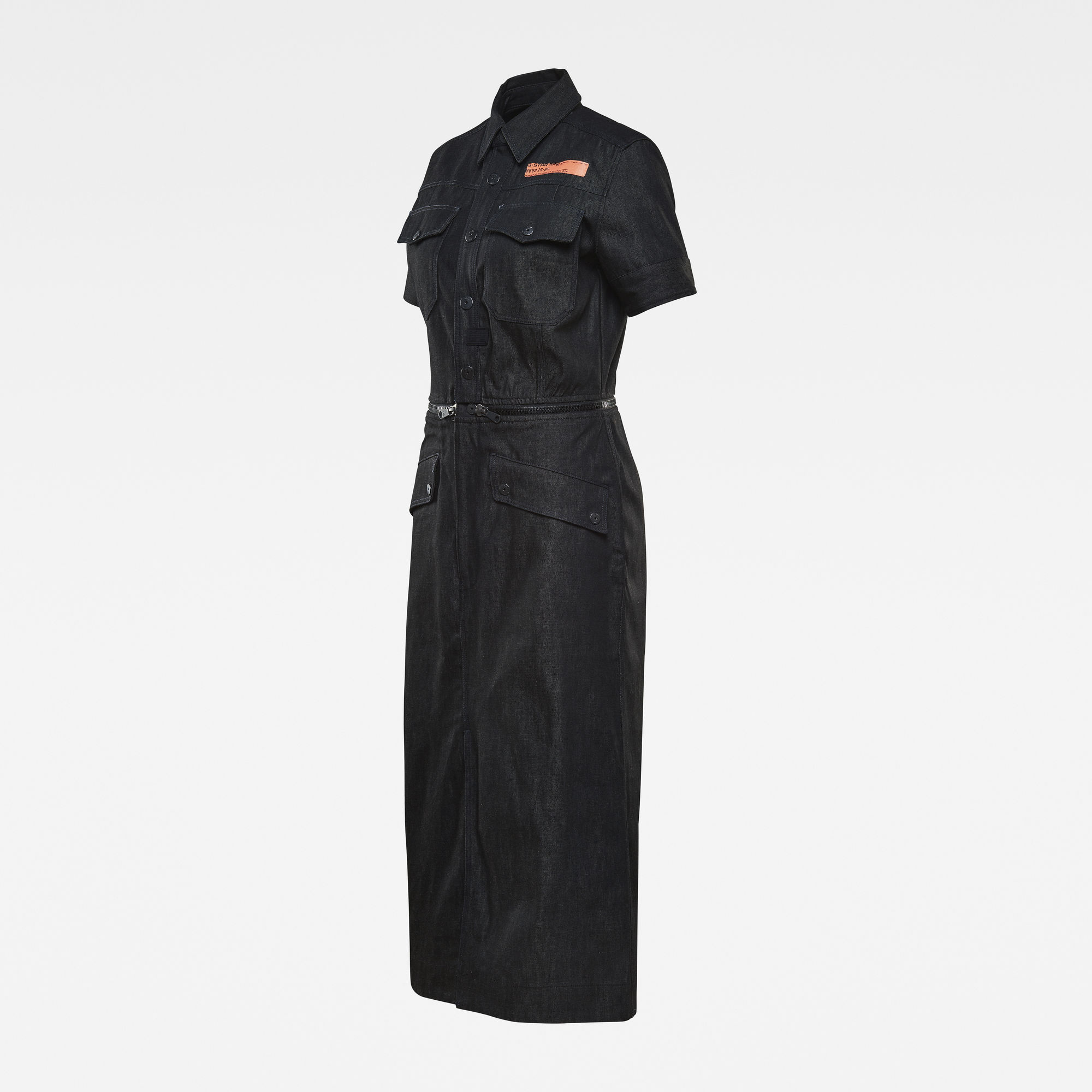 G-Star RAW Dames E Moto Uniform Jurk Zwart G-Star RAW Dames E Moto Uniform Jurk Zwart