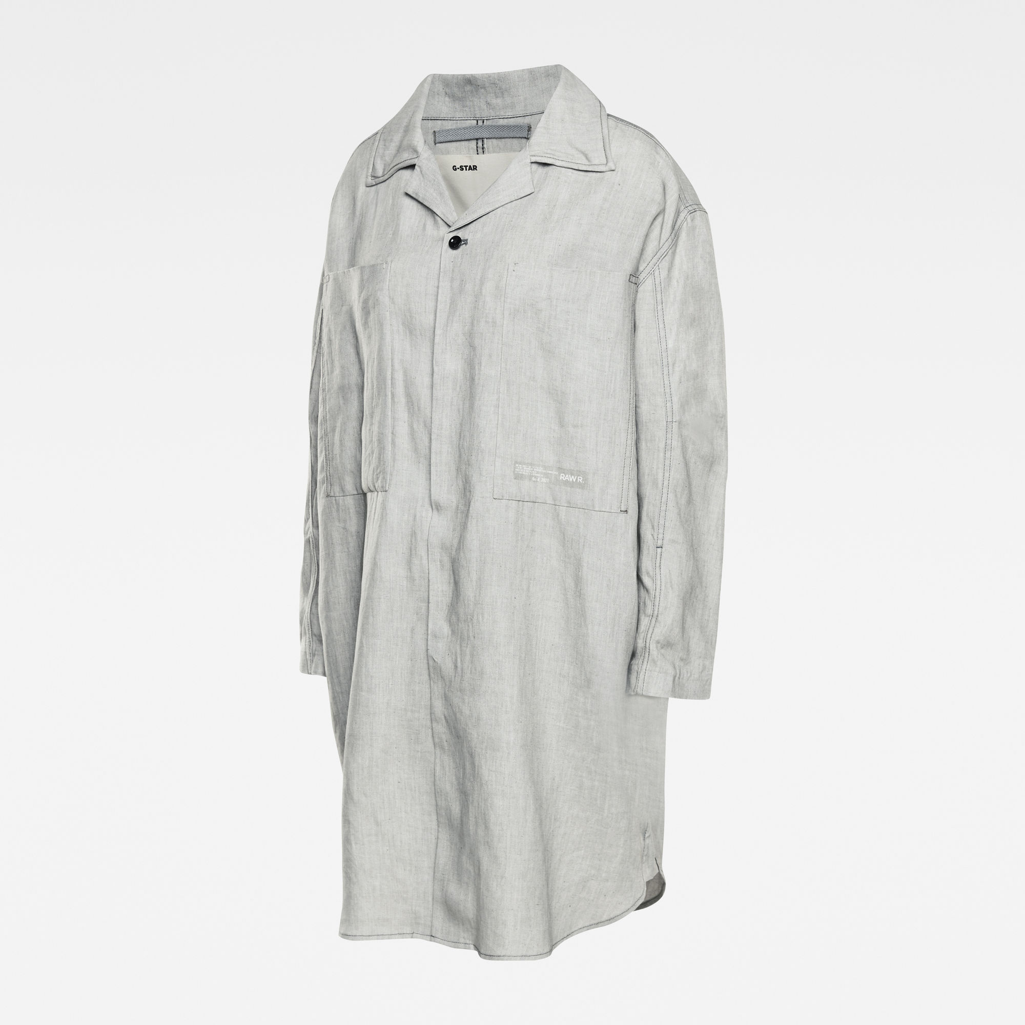 G-Star RAW Dames GSRR Long Shirt Grijs G-Star RAW Dames GSRR Long Shirt Grijs