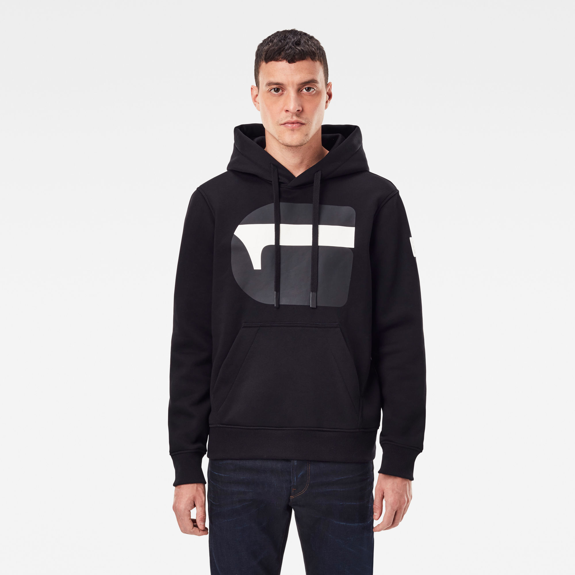 G-Star RAW Heren G Raw Hoodie Zwart G-Star RAW Heren G Raw Hoodie Zwart