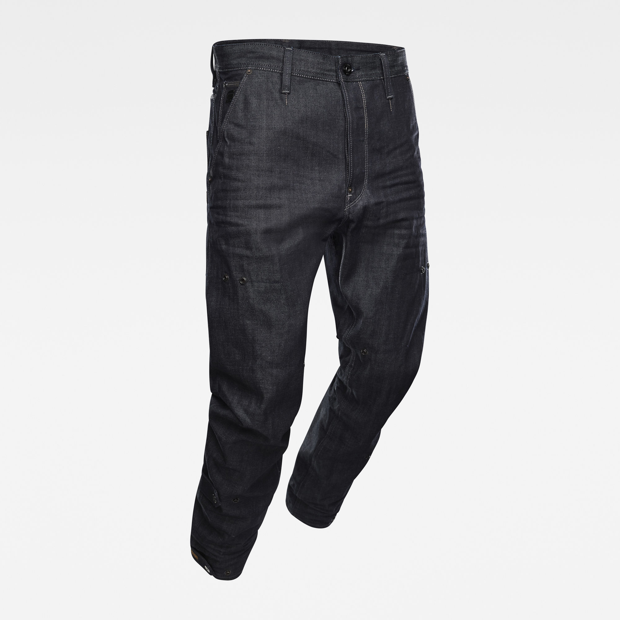 G-Star RAW Heren E Grip 3D Relaxed Tapered Adjusters Jeans Donkerblauw G-Star RAW Heren E Grip 3D Relaxed Tapered Adjusters Jeans Donkerblauw