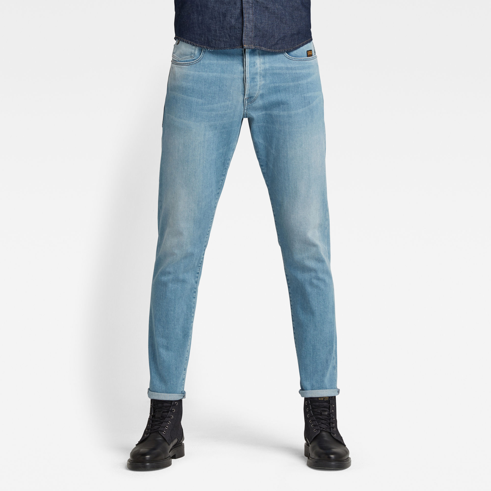 G-Star RAW Heren G-Bleid Slim Jeans Lichtblauw G-Star RAW Heren G-Bleid Slim Jeans Lichtblauw