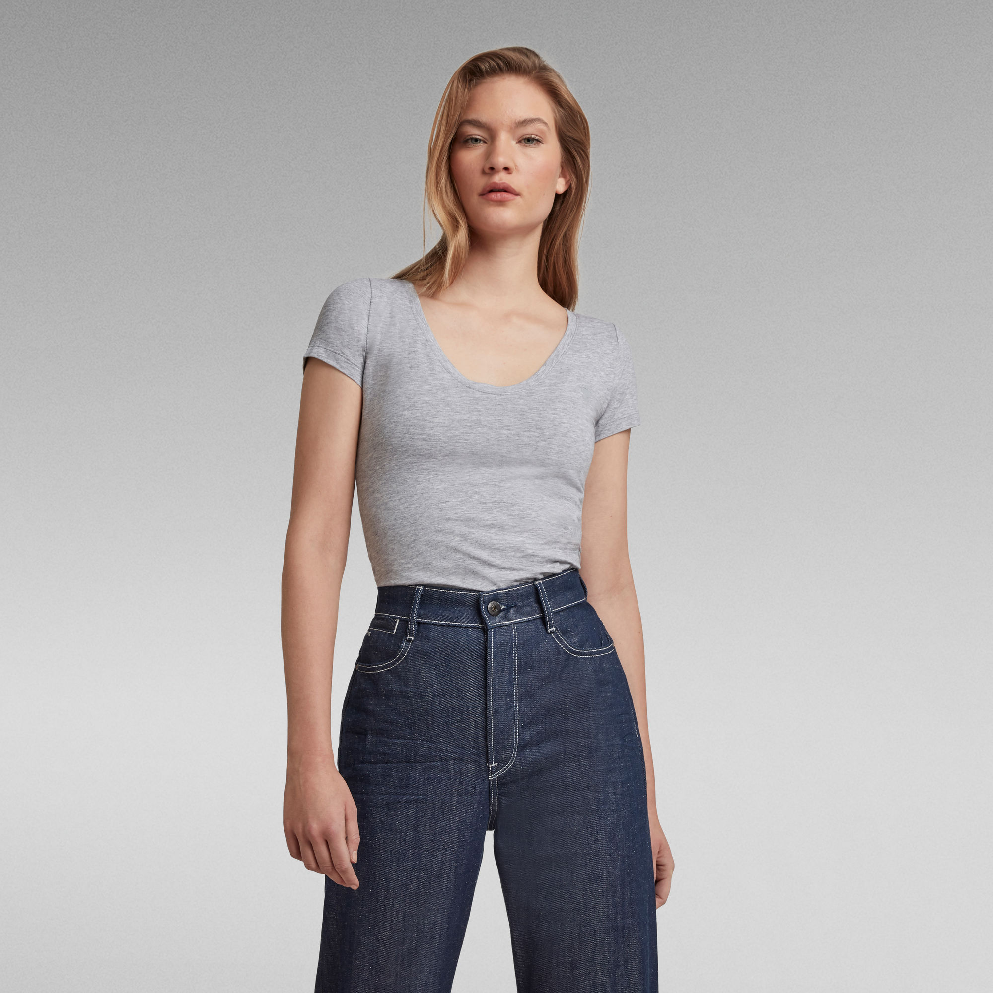 G-Star RAW Base T-Shirt - Grijs - Dames