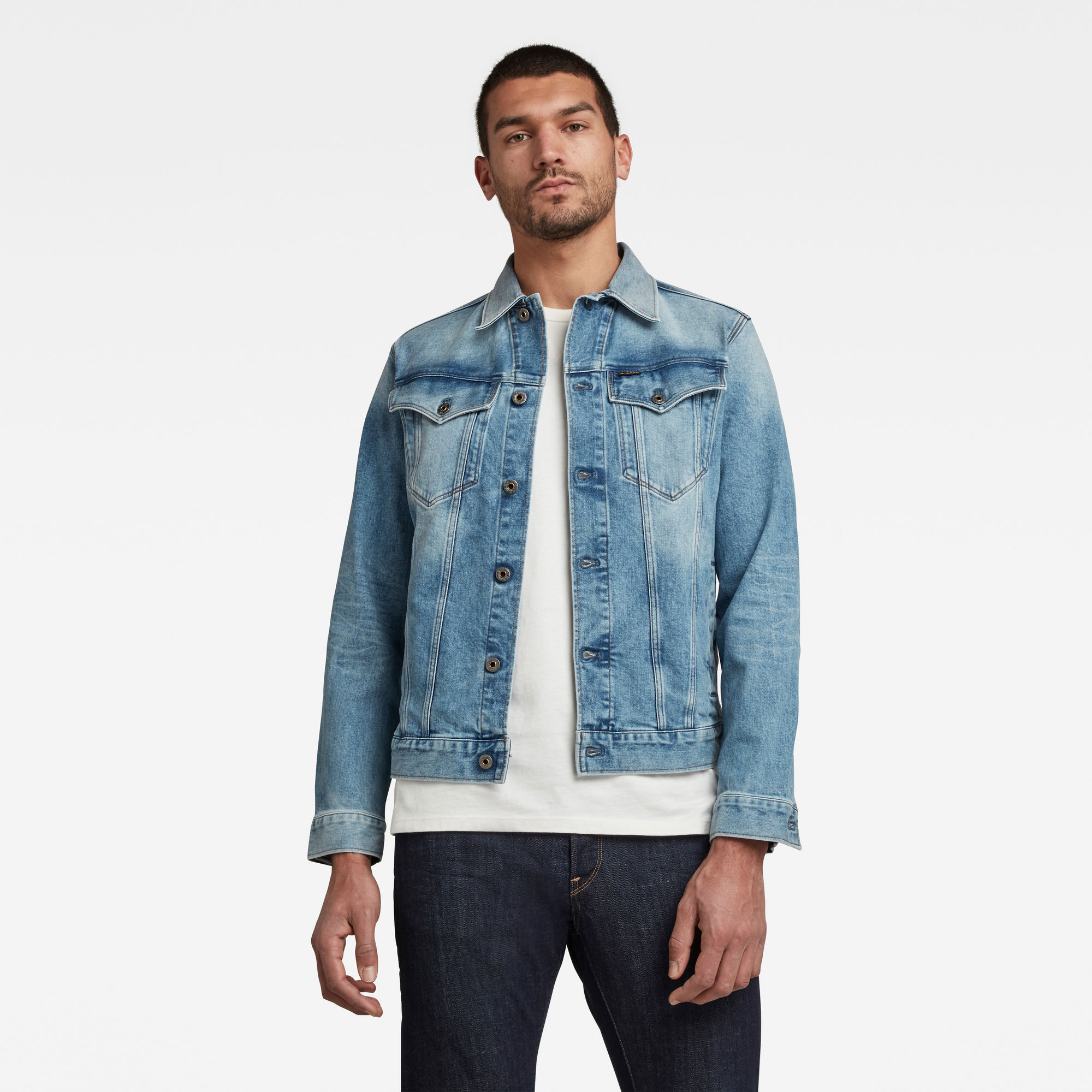G-Star RAW Heren 3301 Slim Jack Lichtblauw G-Star RAW Heren 3301 Slim Jack Lichtblauw