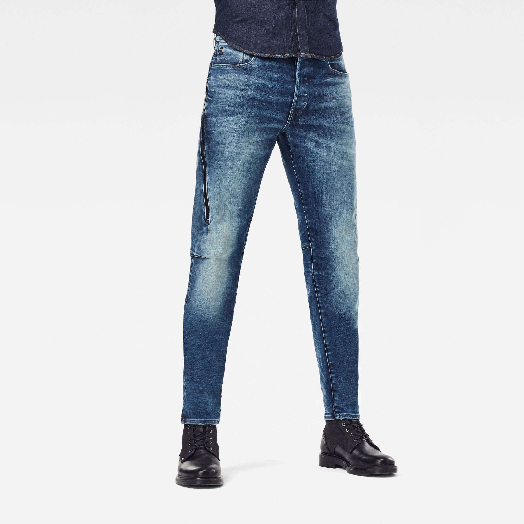 G-Star RAW Heren Citishield 3D Slim Tapered Jeans Blauw G-Star RAW Heren Citishield 3D Slim Tapered Jeans Blauw