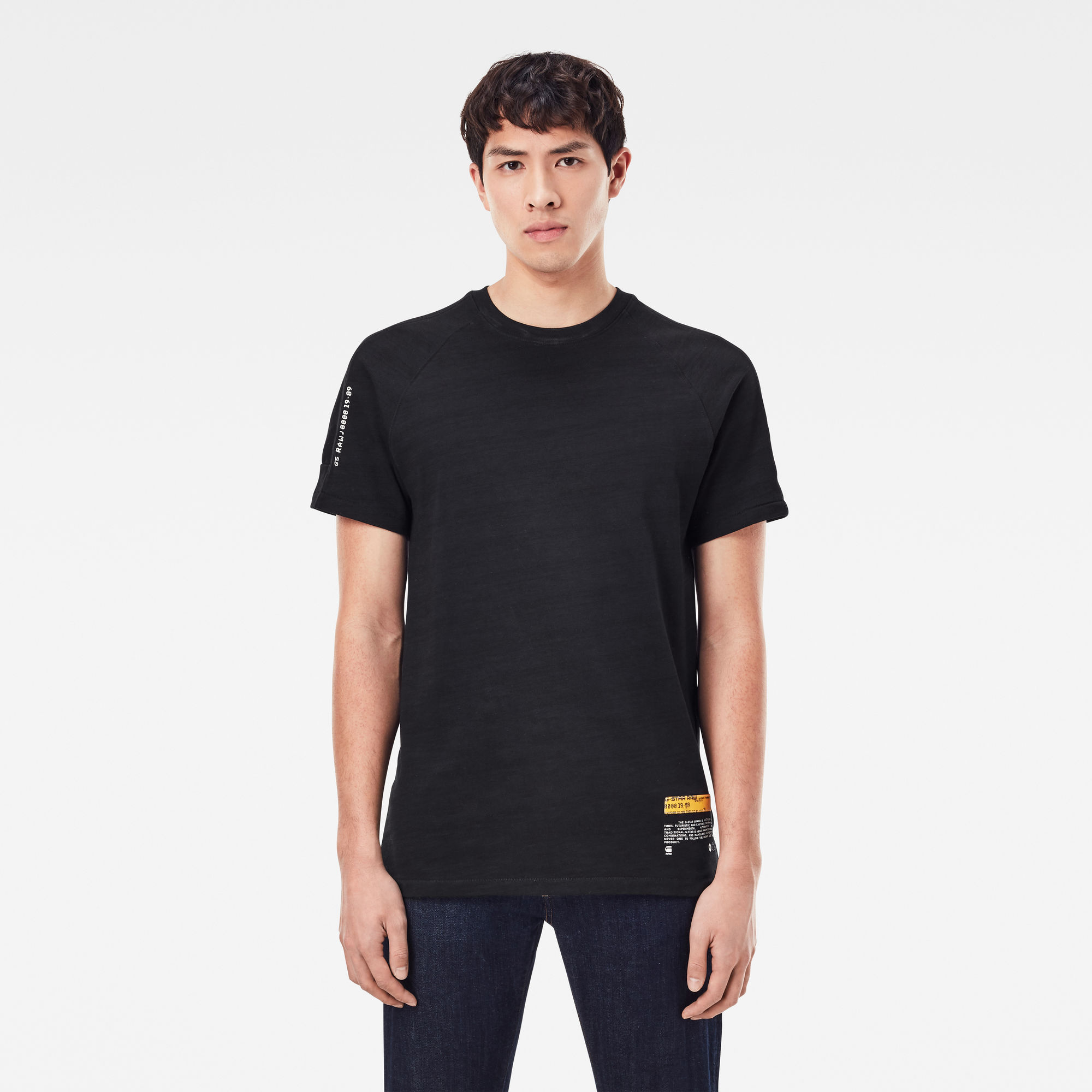 G-Star RAW Heren Pazkor Multi Graphic T-Shirt Blue G-Star RAW Heren Pazkor Multi Graphic T-Shirt Blue