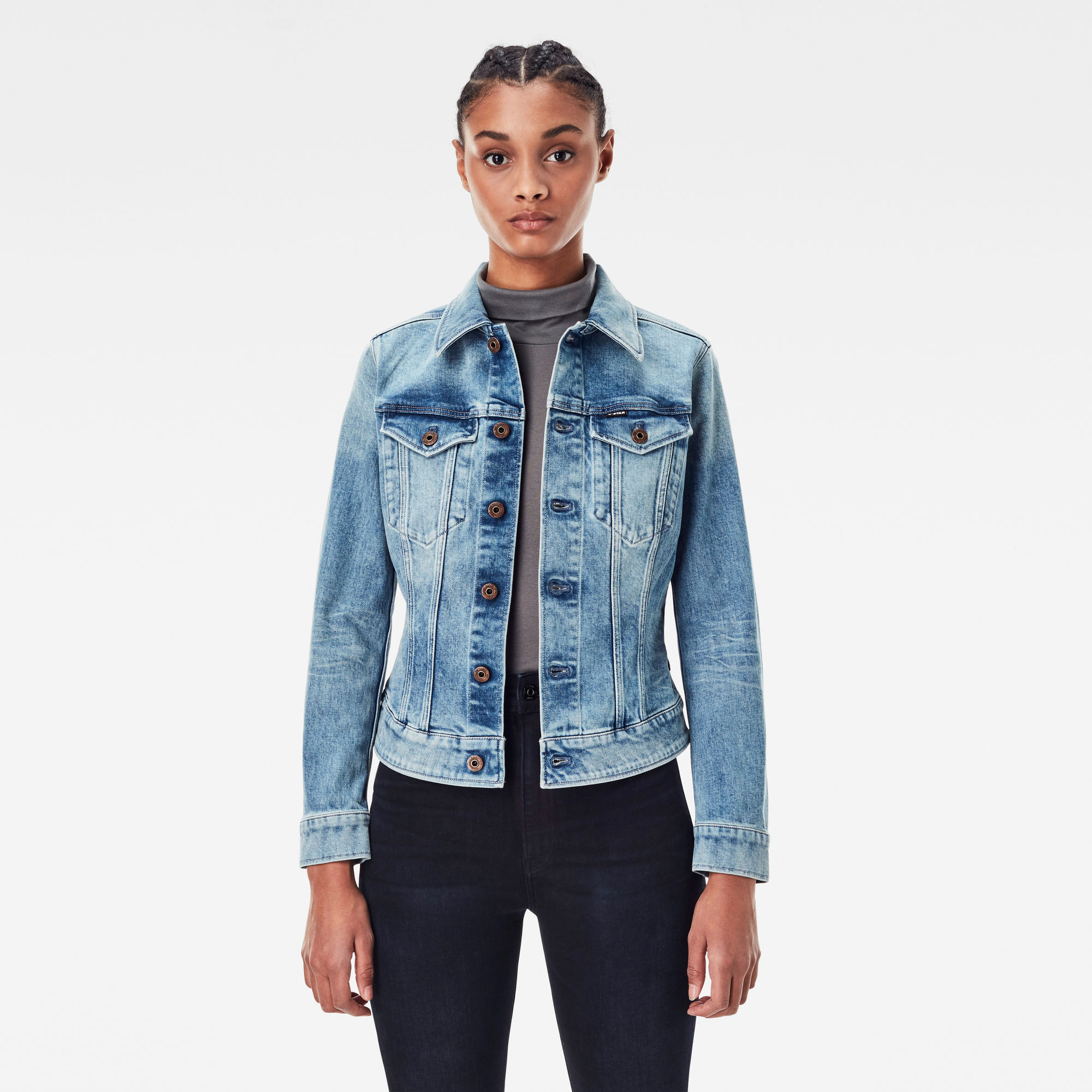 G-Star RAW Dames 3301 Slim Jack Lichtblauw G-Star RAW Dames 3301 Slim Jack Lichtblauw