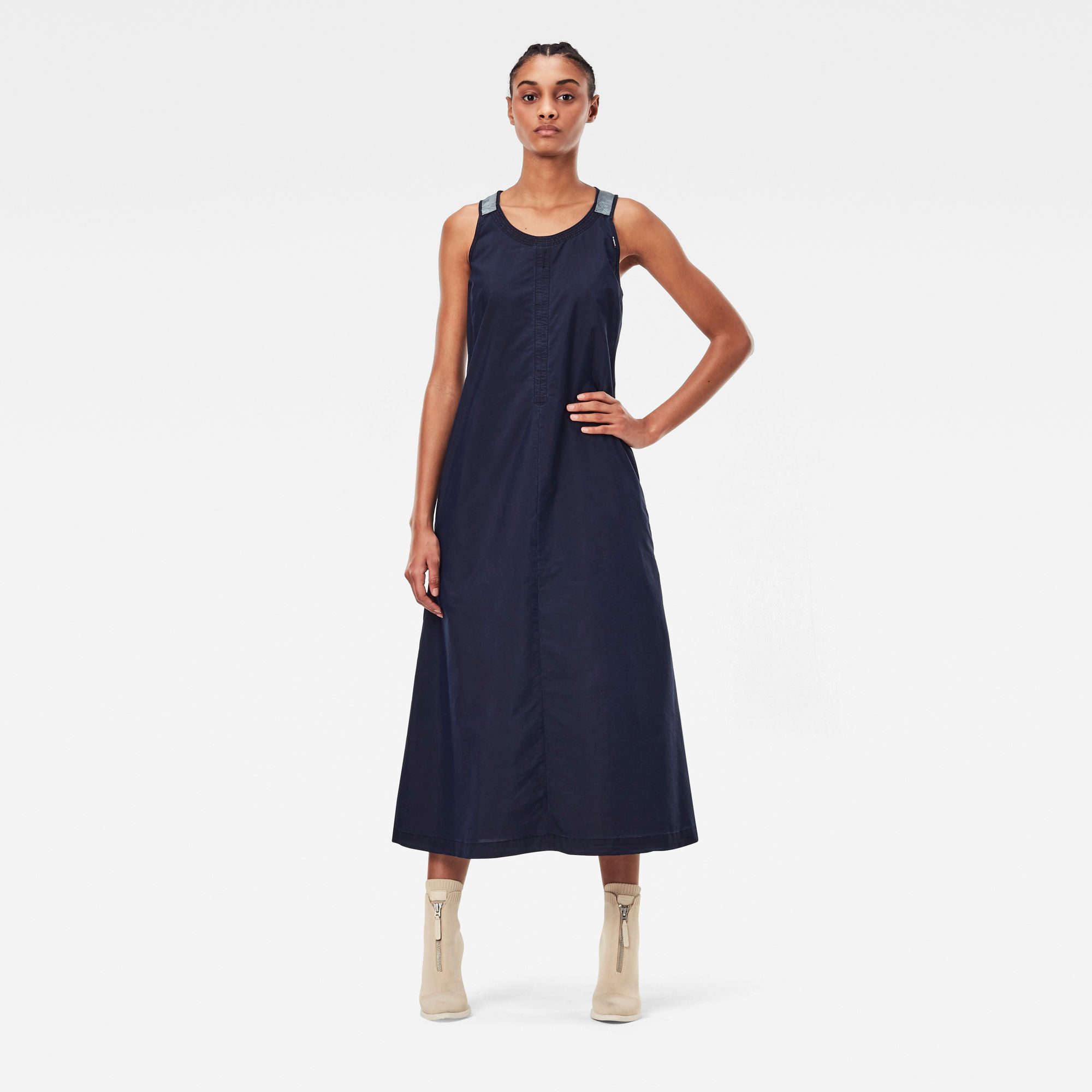 G-Star RAW Dames Jurk Utility Strap Donkerblauw G-Star RAW Dames Jurk Utility Strap Donkerblauw