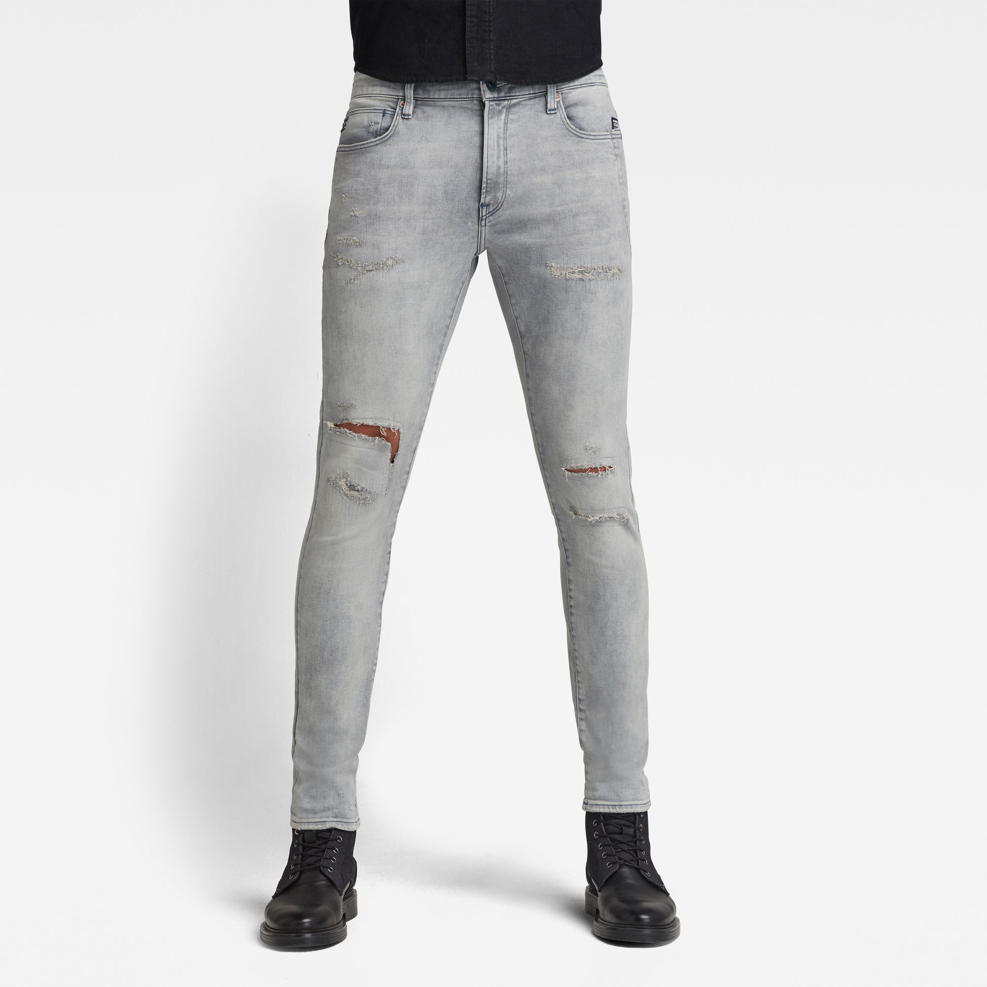G-Star RAW Heren Lancet Skinny Jeans Grijs G-Star RAW Heren Lancet Skinny Jeans Grijs
