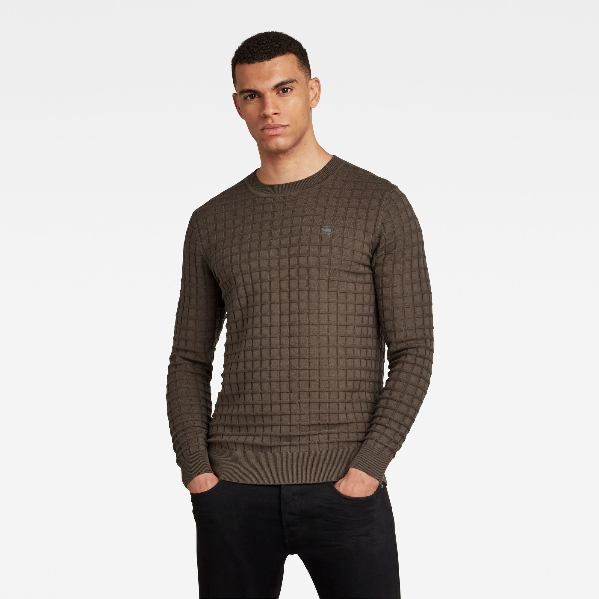 G-Star RAW Heren Core Table Sweater Grijs G-Star RAW Heren Core Table Sweater Grijs