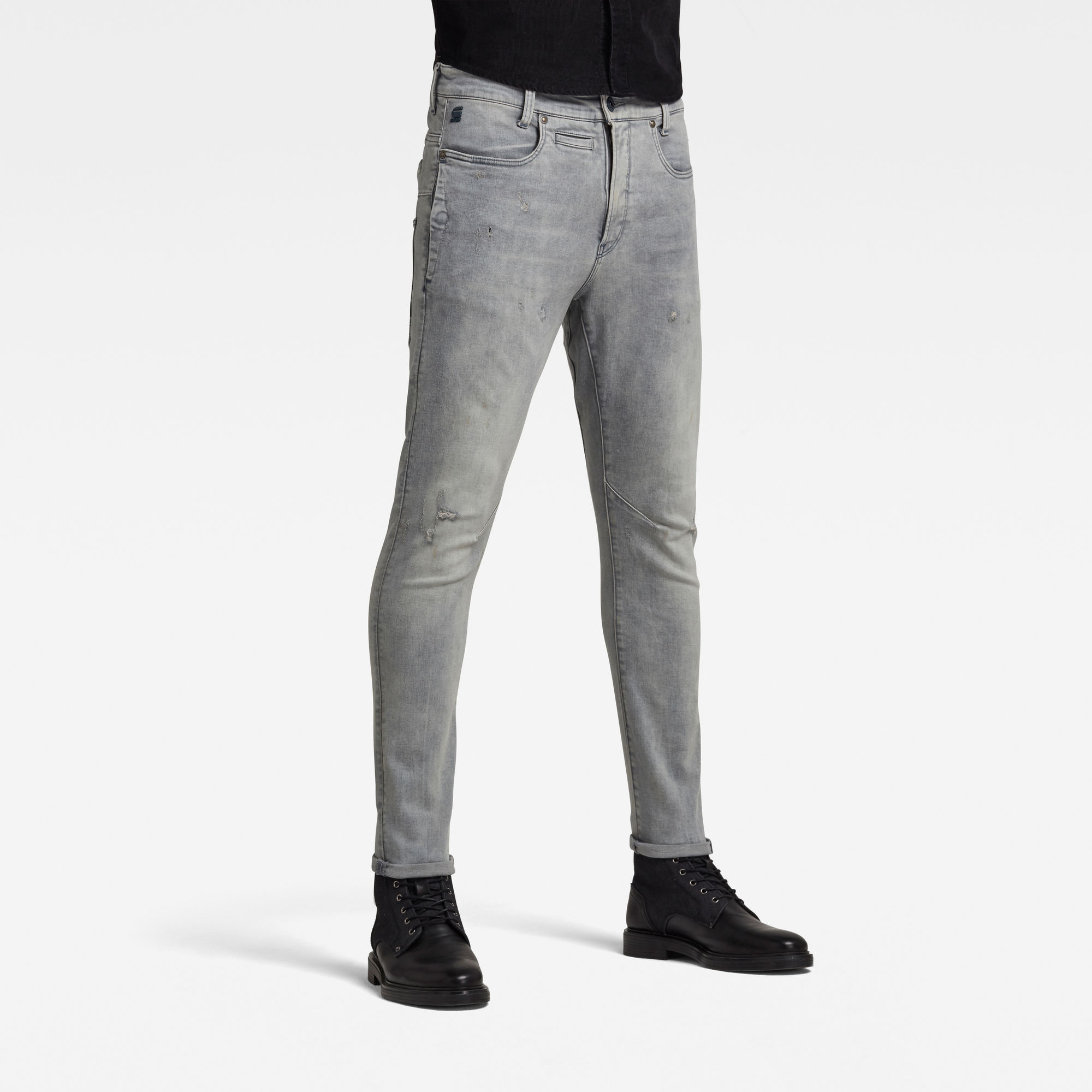 G-Star RAW Heren D-Staq 3D Slim Jeans Grijs G-Star RAW Heren D-Staq 3D Slim Jeans Grijs