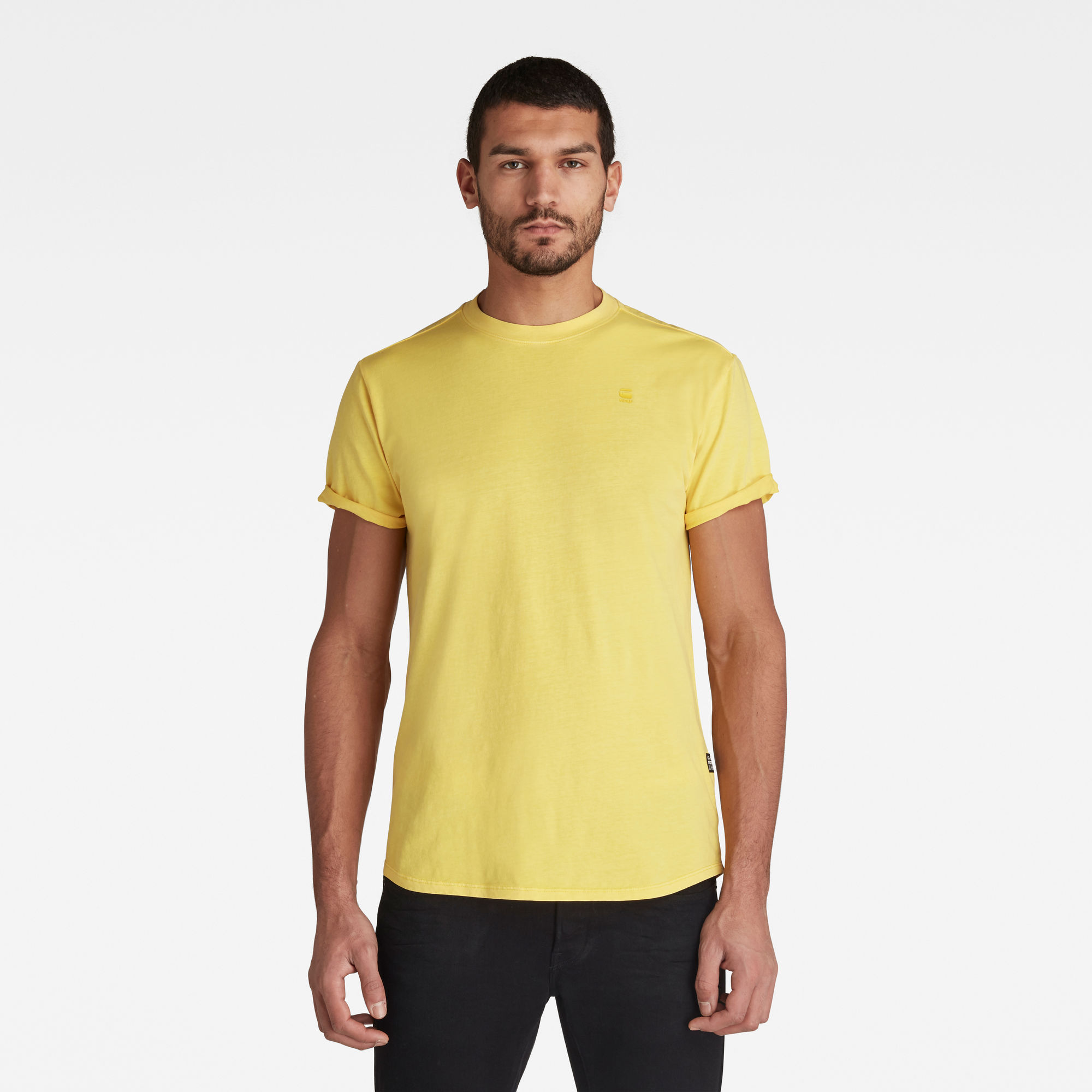 G-Star RAW Heren Lash T-Shirt Geel G-Star RAW Heren Lash T-Shirt Geel