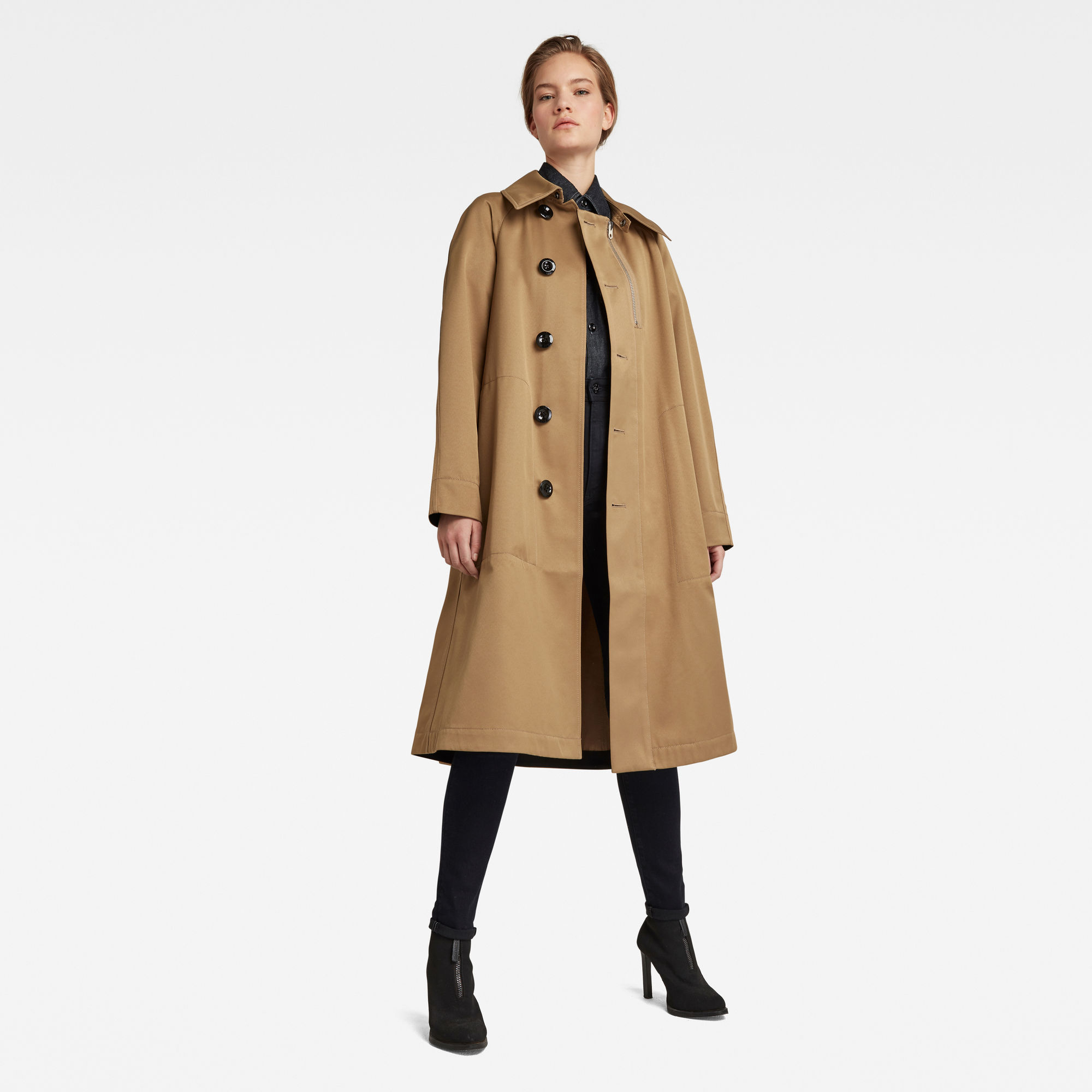 G-Star RAW Dames Trenchcoat Groen G-Star RAW Dames Trenchcoat Groen