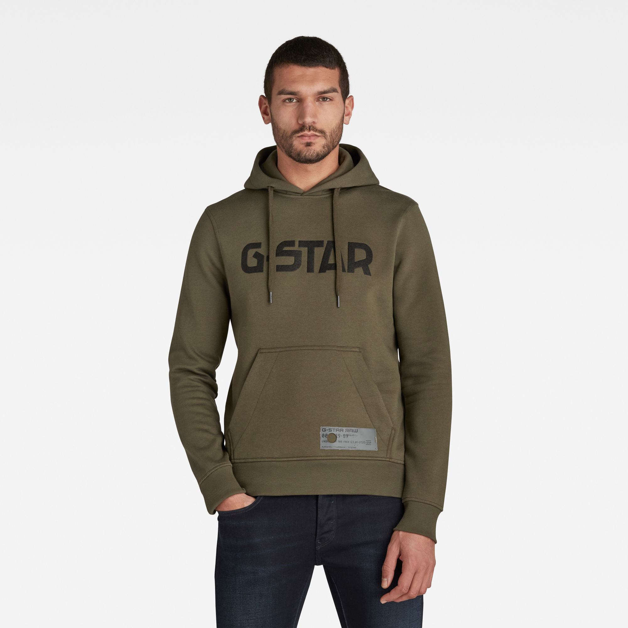 G-Star RAW Heren G-Star Hoodie Groen G-Star RAW Heren G-Star Hoodie Groen