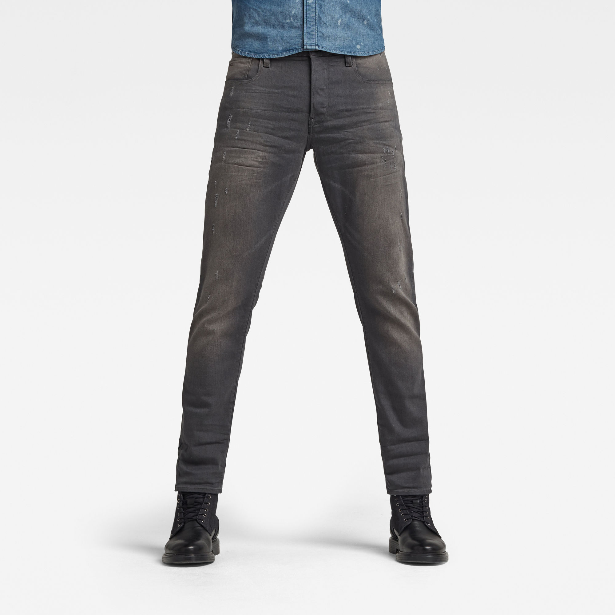 G-Star RAW Heren 3301 Regular Tapered Jeans Lichtblauw G-Star RAW Heren 3301 Regular Tapered Jeans Lichtblauw