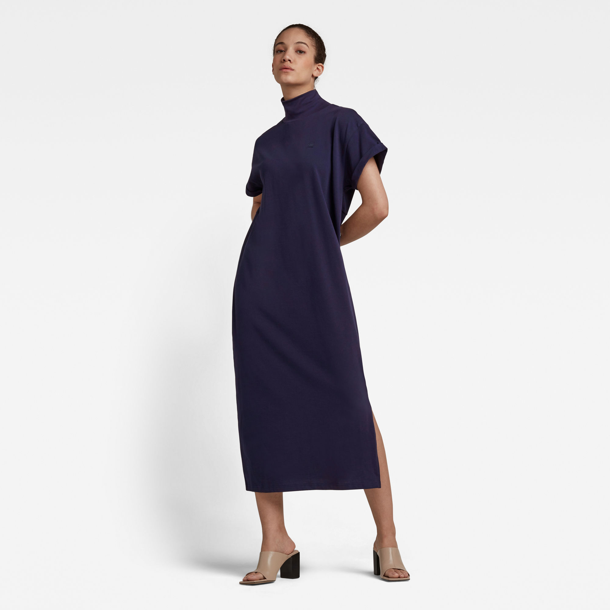G-Star RAW Dames New Disem Turtle Jurk Donkerblauw G-Star RAW Dames New Disem Turtle Jurk Donkerblauw