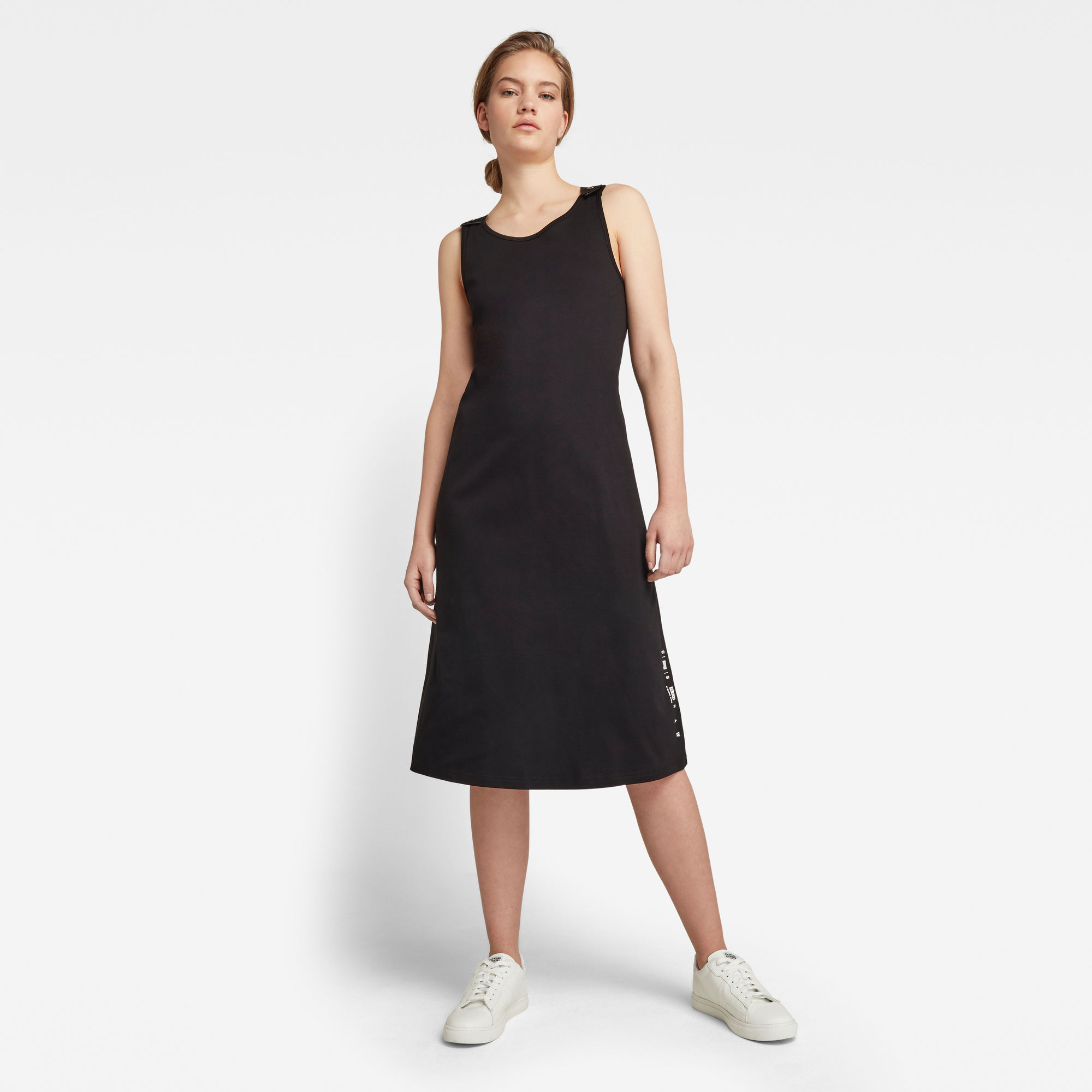 G-Star RAW Dames Jurk Dungaree A-Line Zwart G-Star RAW Dames Jurk Dungaree A-Line Zwart