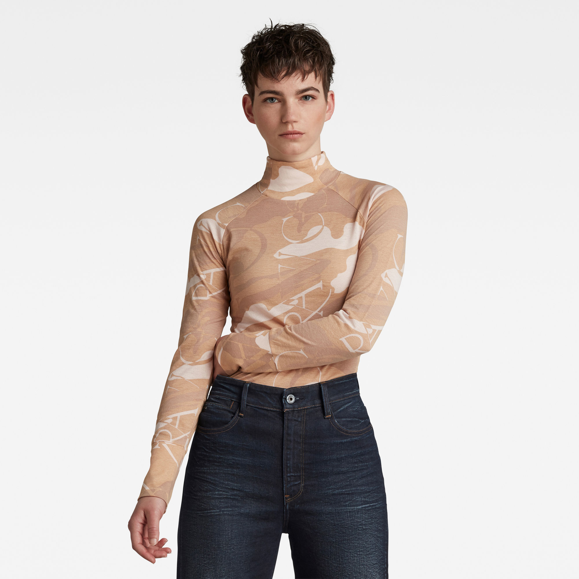 G-Star RAW Dames Lecite top Meerkleurig G-Star RAW Dames Lecite top Meerkleurig