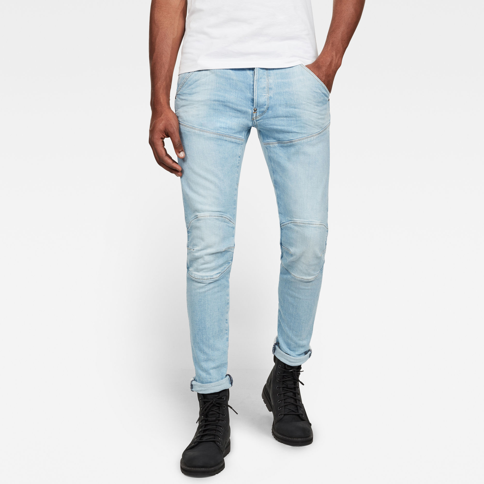 G-Star RAW Heren 5620 3D Slim Jeans Lichtblauw G-Star RAW Heren 5620 3D Slim Jeans Lichtblauw