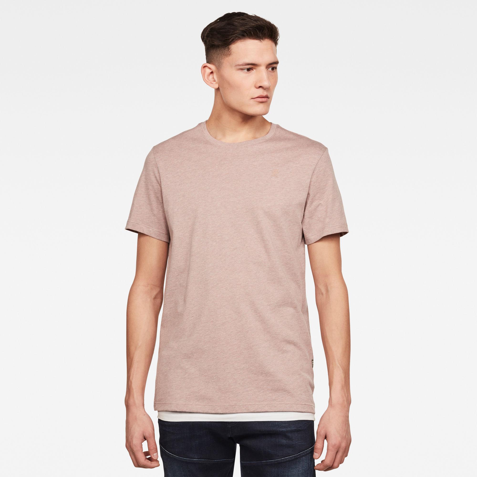 G-Star RAW Heren Base-S T-Shirt Bruin G-Star RAW Heren Base-S T-Shirt Bruin