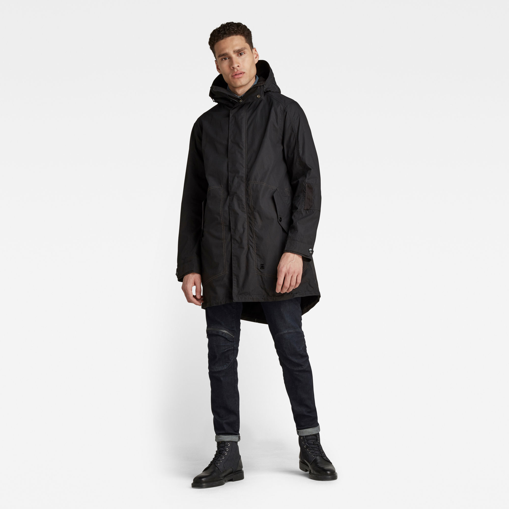 G-Star RAW Heren Troper Parka Zwart G-Star RAW Heren Troper Parka Zwart