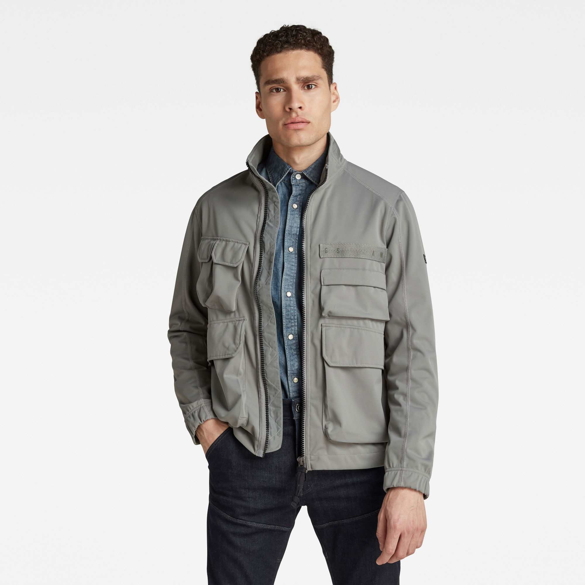 G-Star RAW Heren Jack Multipocket Softshell Meerkleurig G-Star RAW Heren Jack Multipocket Softshell Meerkleurig