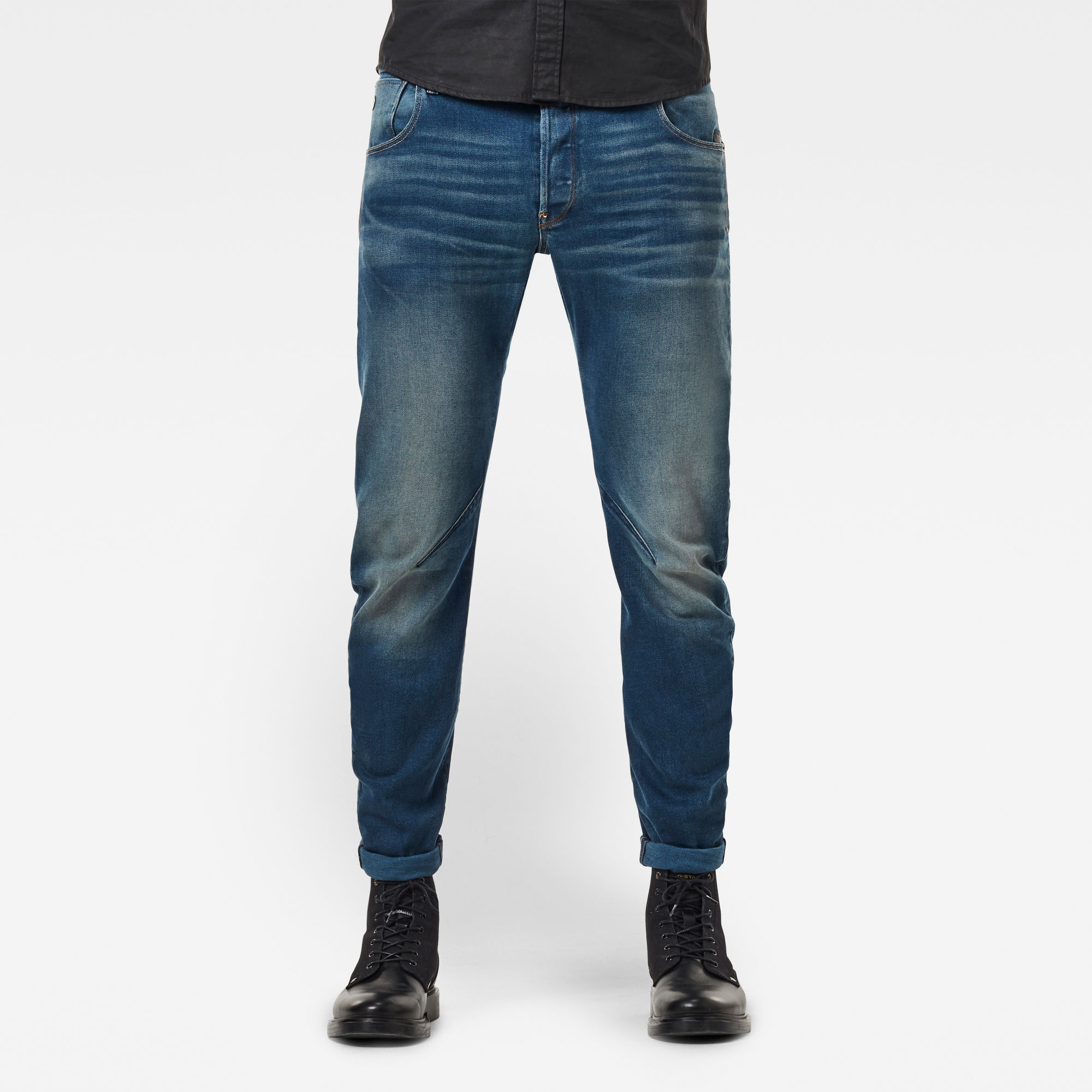 G-Star RAW Heren Arc 3D Slim Jeans Blauw G-Star RAW Heren Arc 3D Slim Jeans Blauw