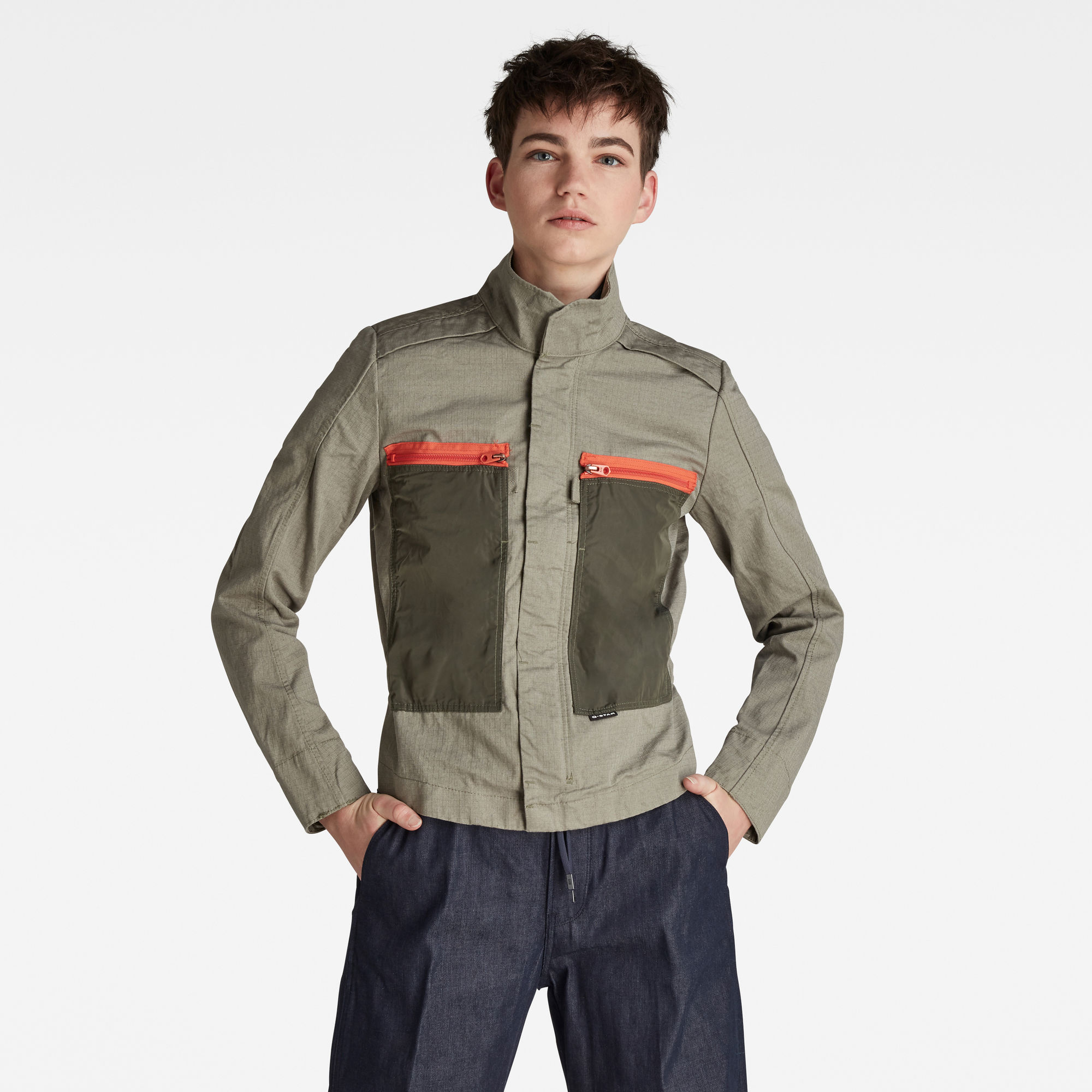 G-Star RAW Dames Slim Overshirt Groen G-Star RAW Dames Slim Overshirt Groen