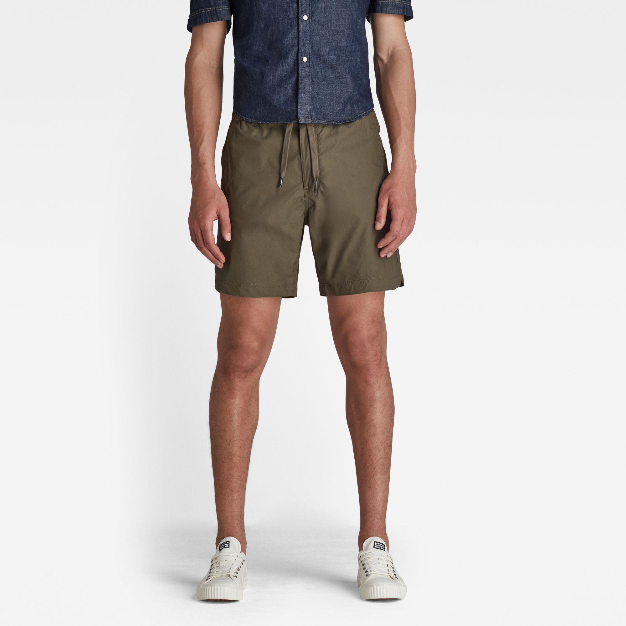 G-Star RAW Heren Sport Trainer Shorts Groen G-Star RAW Heren Sport Trainer Shorts Groen