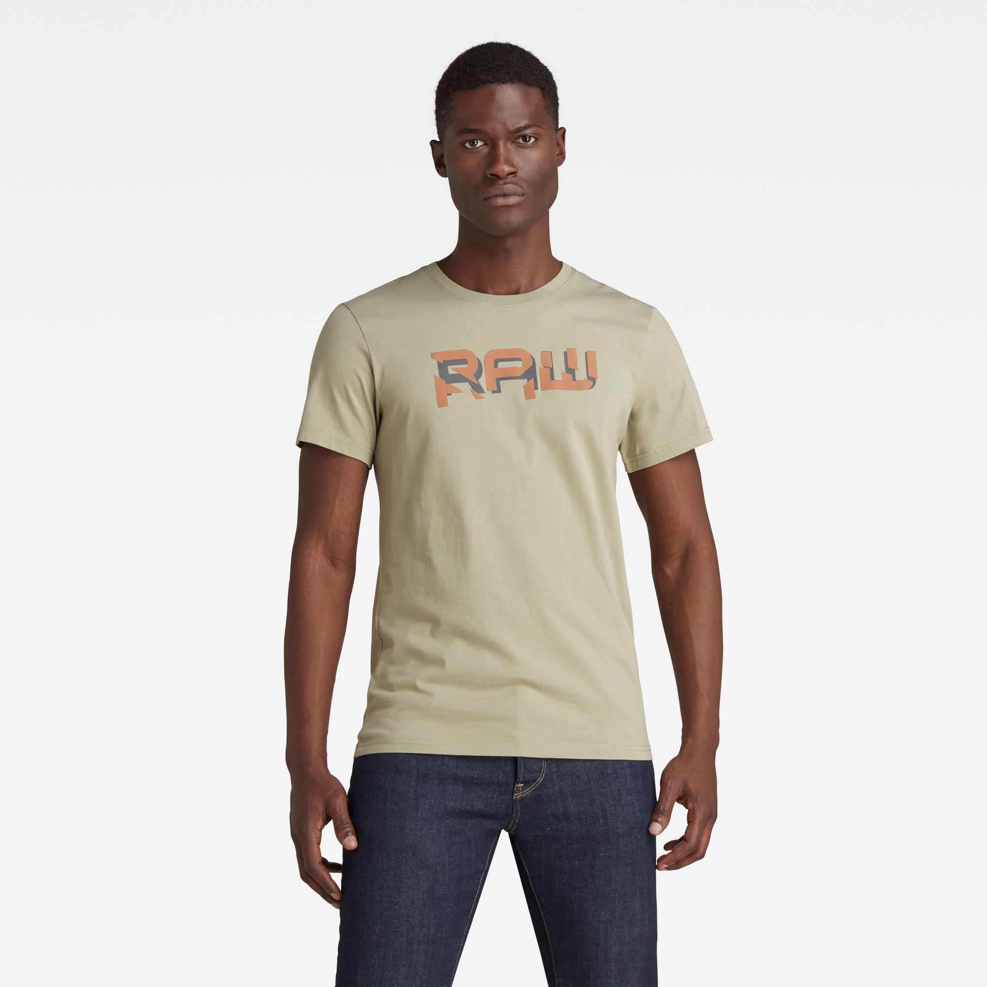 G-Star RAW Heren RAW. HD T-Shirt Groen G-Star RAW Heren RAW. HD T-Shirt Groen