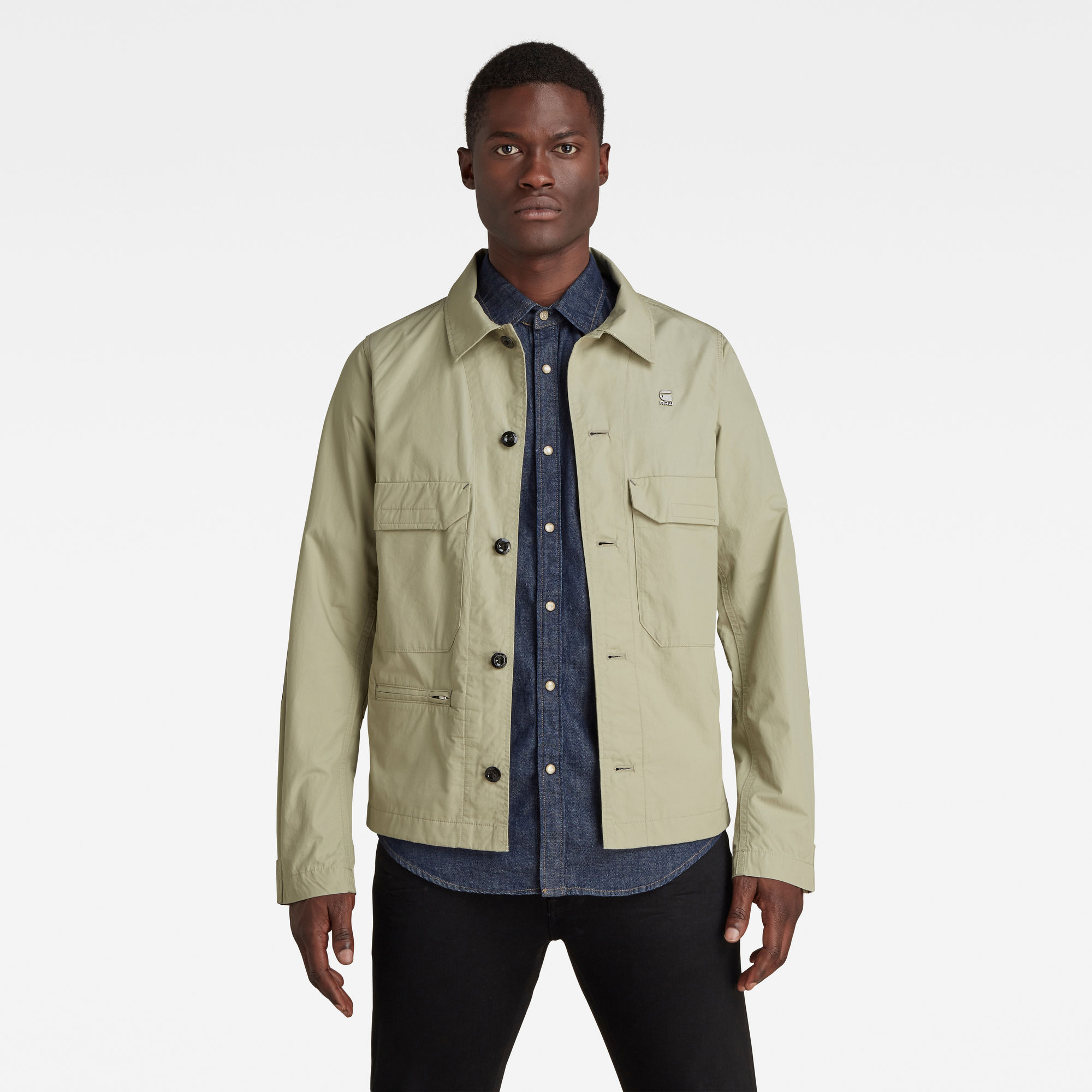 G-Star RAW Heren XPO Work Overshirt Groen G-Star RAW Heren XPO Work Overshirt Groen