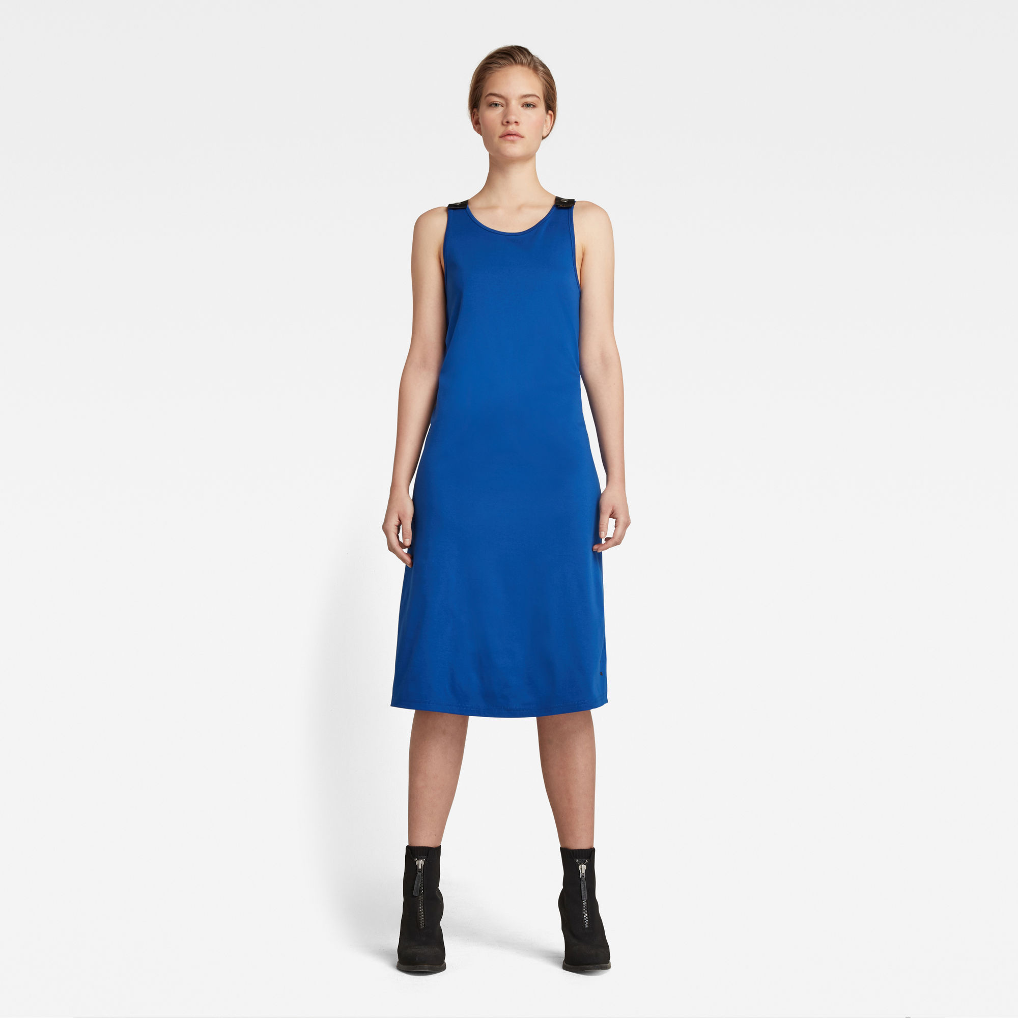 G-Star RAW Dames Jurk Dungaree A-Line Blauw G-Star RAW Dames Jurk Dungaree A-Line Blauw
