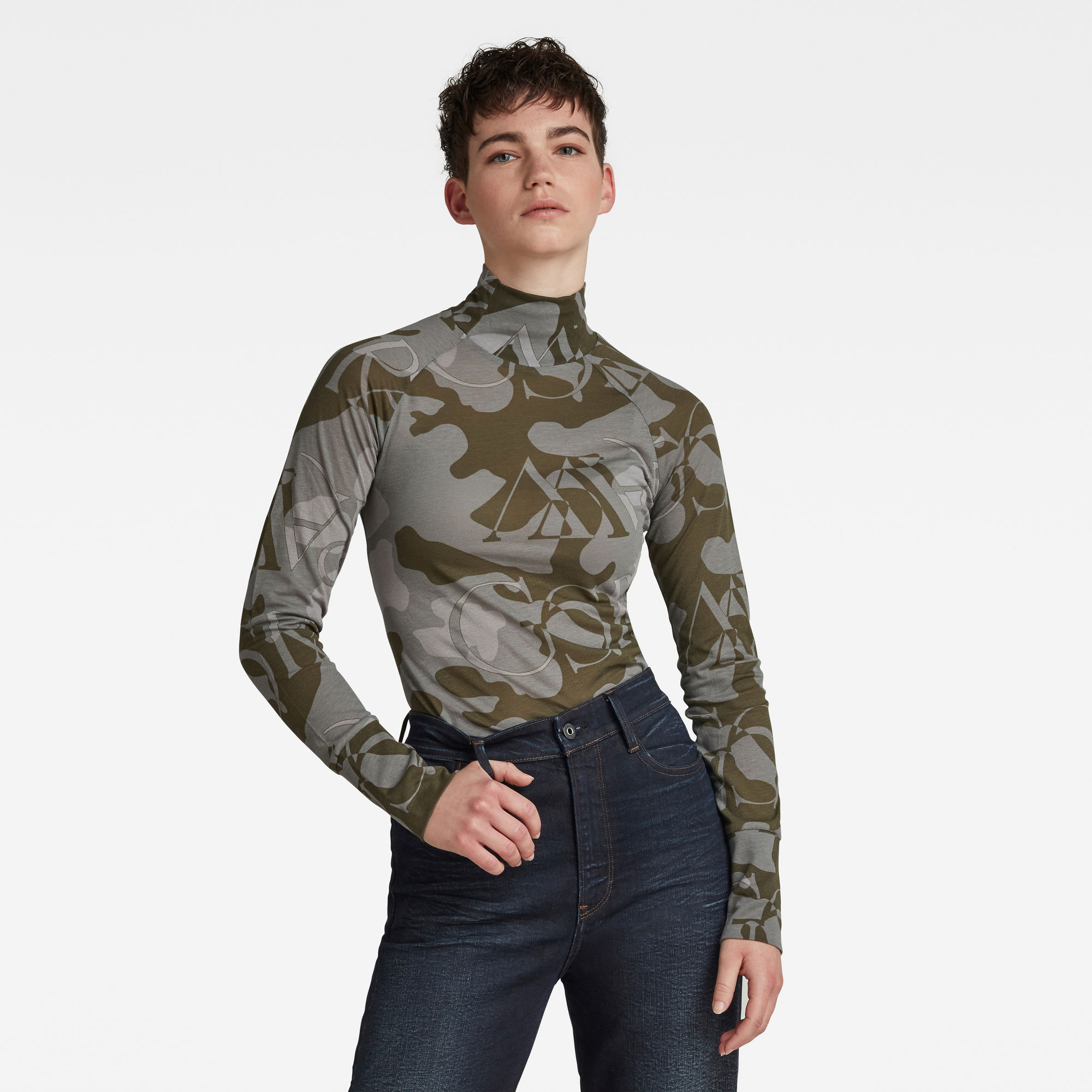 G-Star RAW Dames Lecite Top Meerkleurig G-Star RAW Dames Lecite Top Meerkleurig