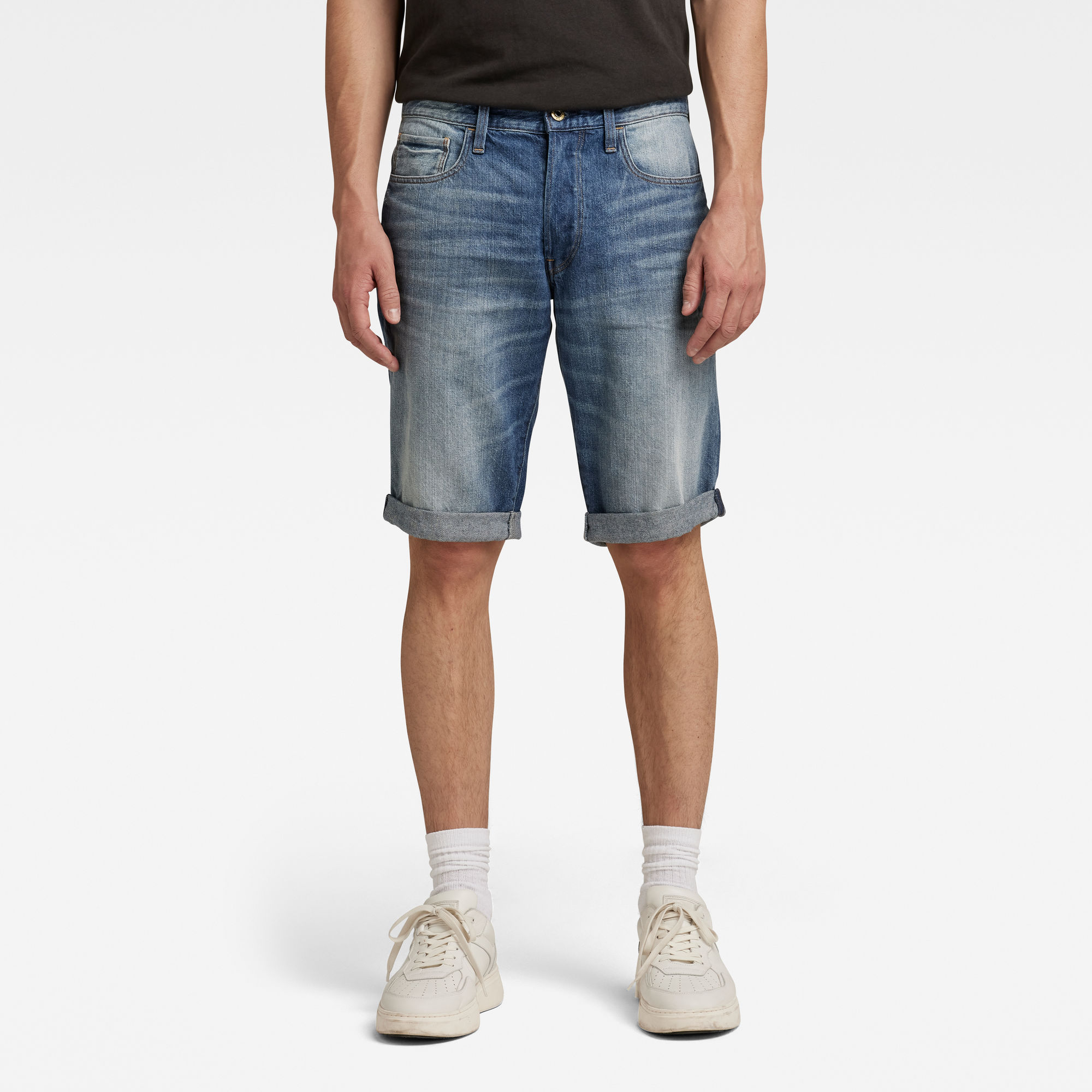 G-Star RAW Heren 3301 Short Blauw G-Star RAW Heren 3301 Short Blauw