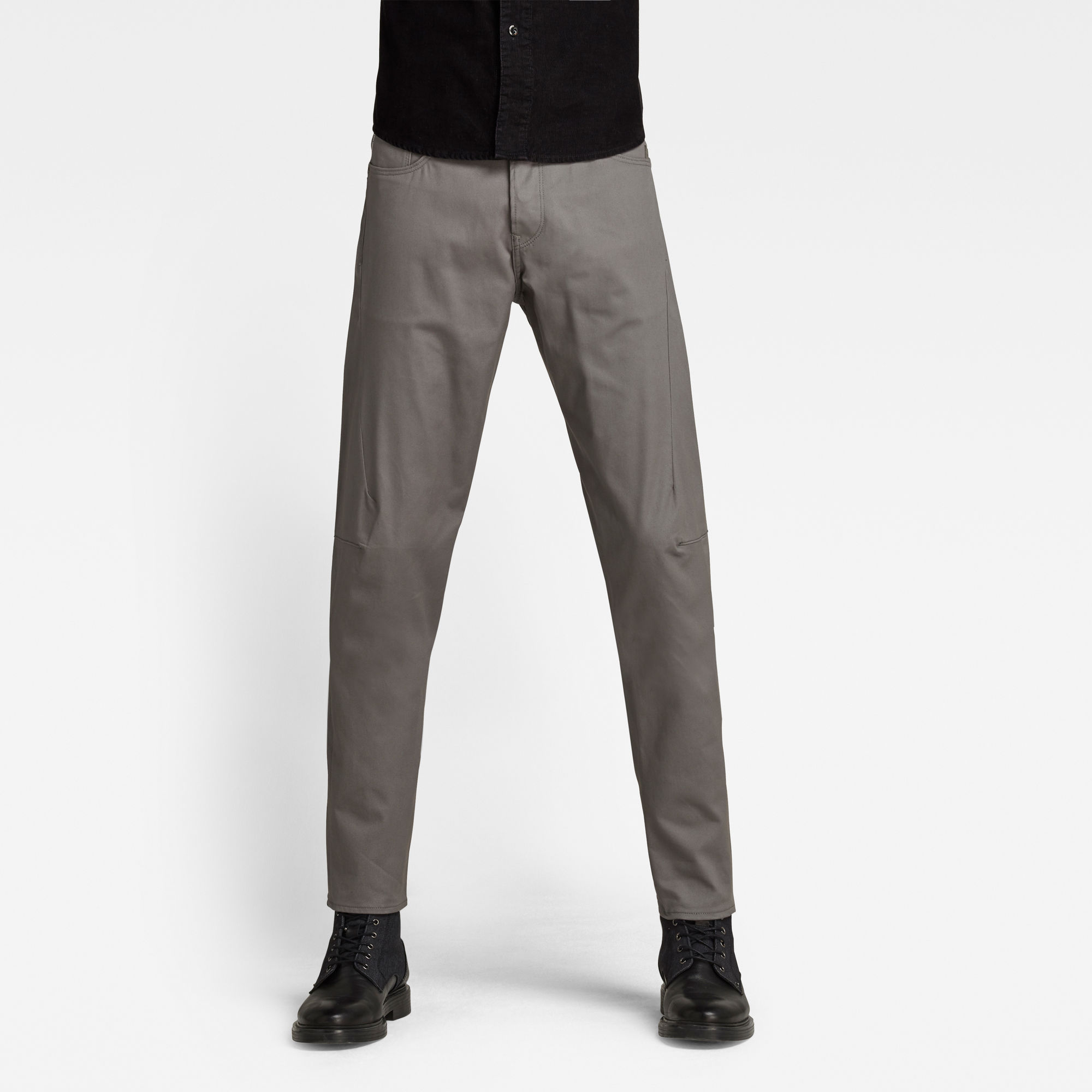 G-Star RAW Heren Scutar 3D Tapered Broek Grijs G-Star RAW Heren Scutar 3D Tapered Broek Grijs