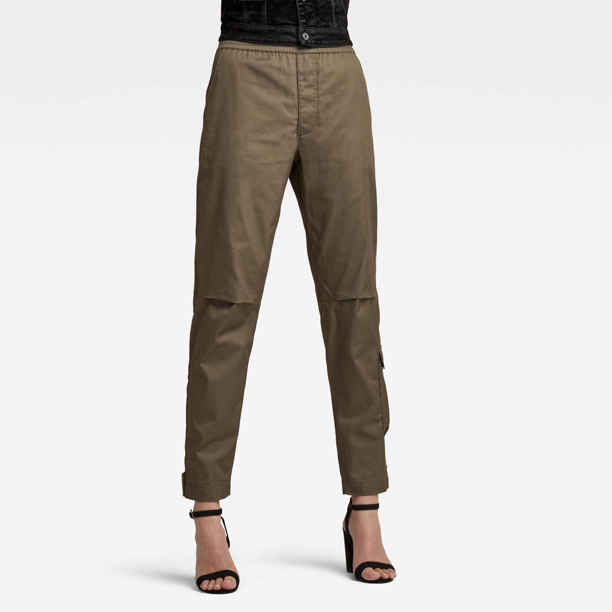 G-Star RAW Dames Elasticated waist Pant Groen G-Star RAW Dames Elasticated waist Pant Groen