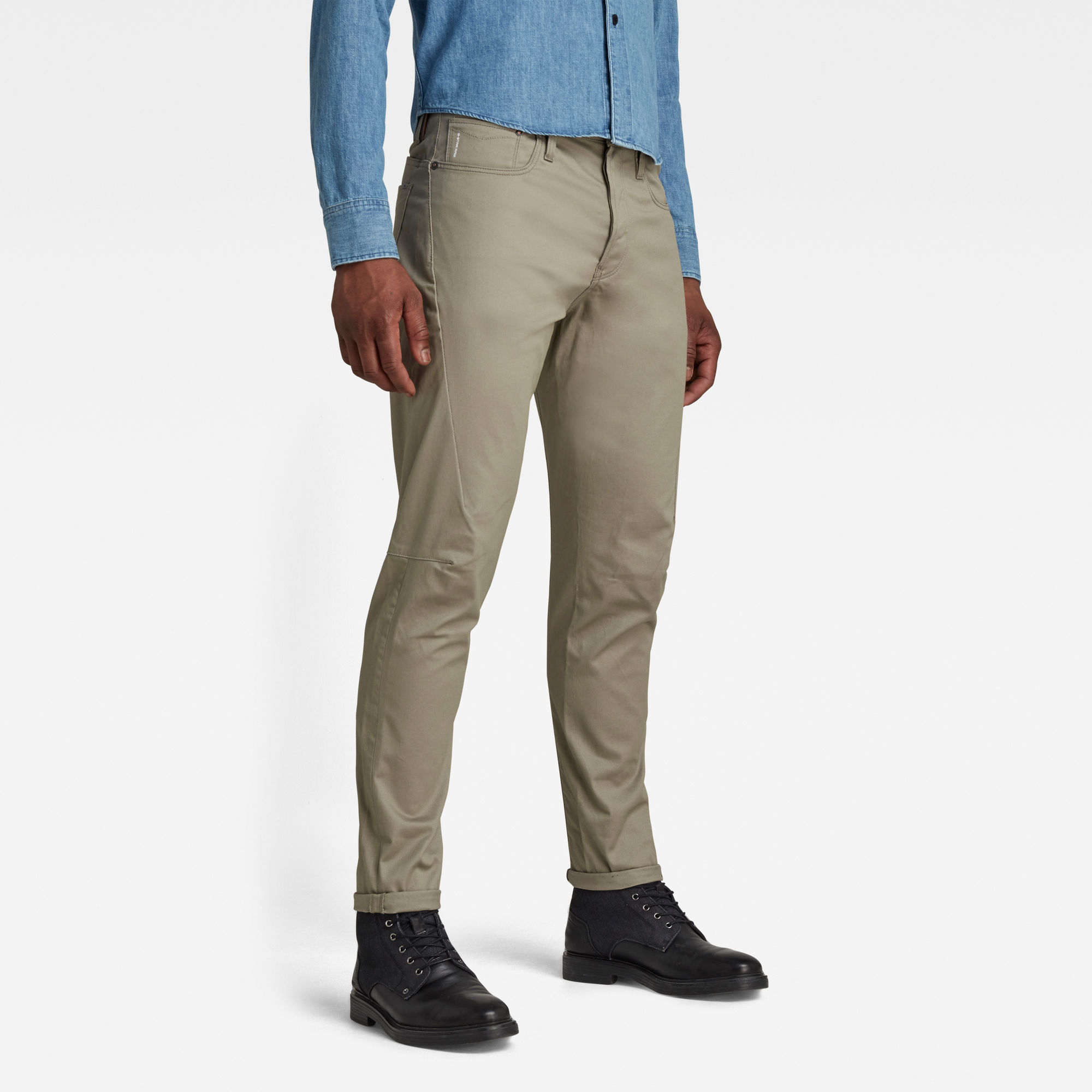 G-Star RAW Heren Scutar 3D Tapered Broek Groen G-Star RAW Heren Scutar 3D Tapered Broek Groen