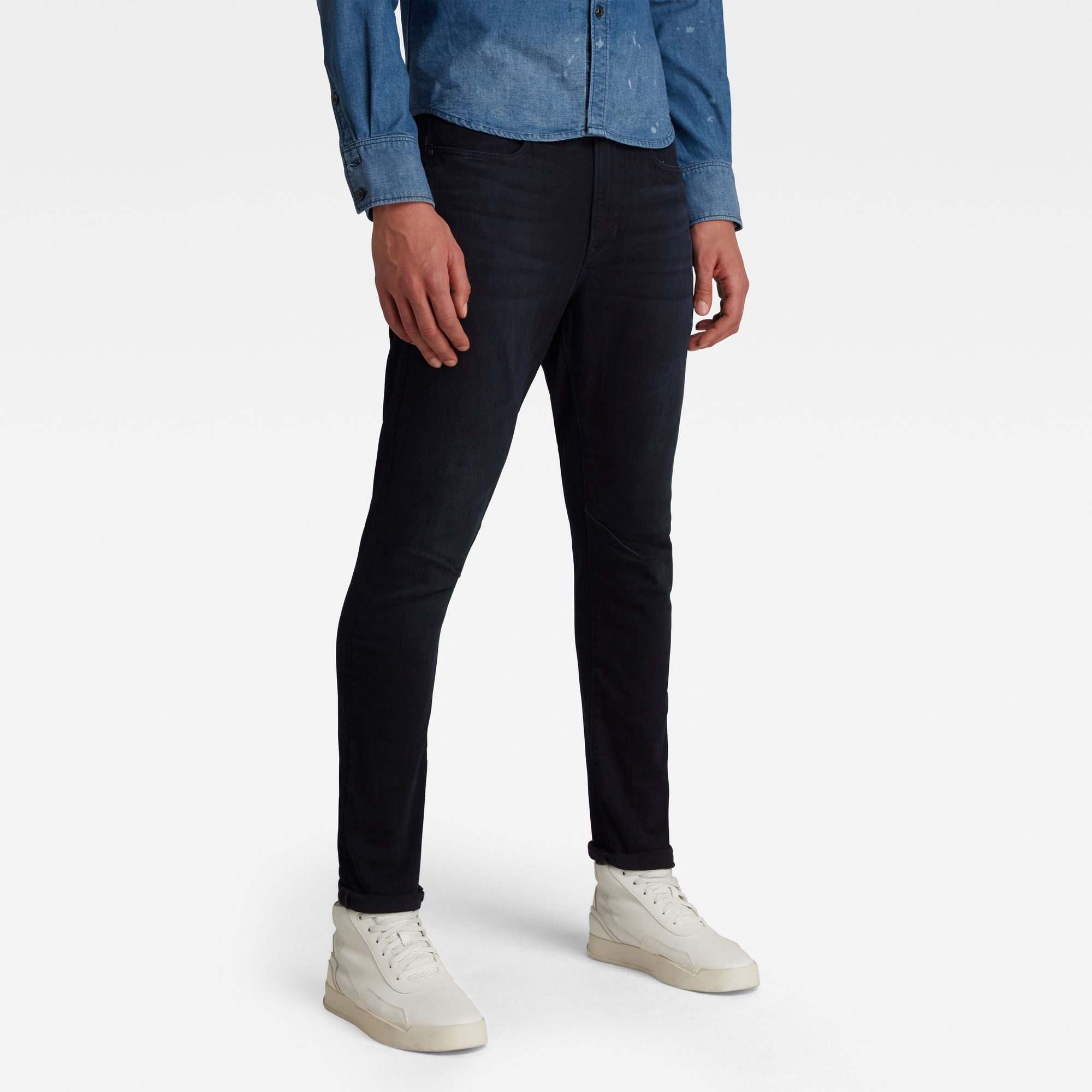 G-Star RAW Heren D-Staq 3D Skinny Jeans Donkerblauw G-Star RAW Heren D-Staq 3D Skinny Jeans Donkerblauw