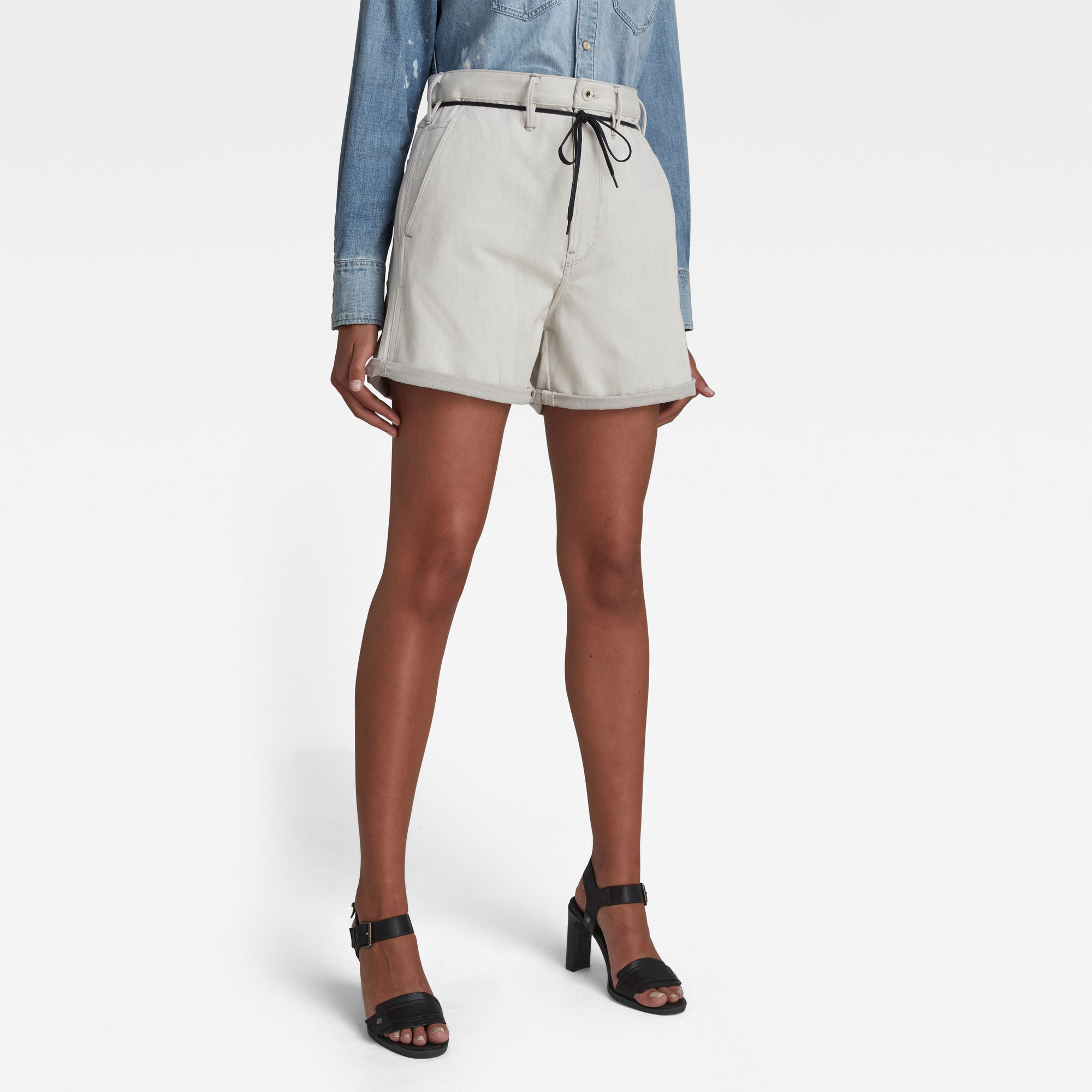 G-Star RAW Dames Lintell Short Beige G-Star RAW Dames Lintell Short Beige