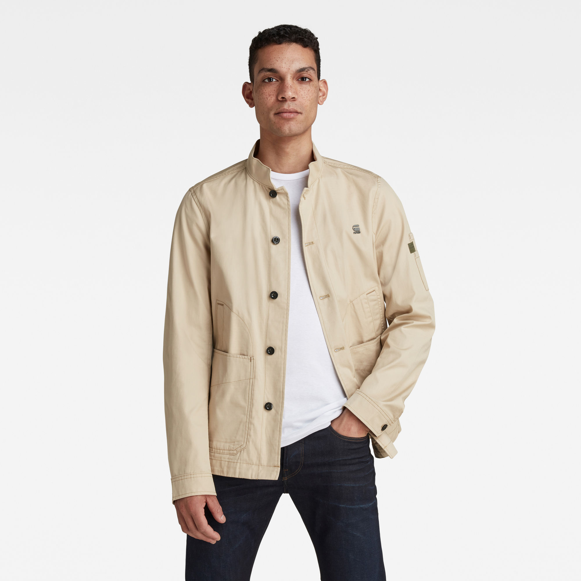 G-Star RAW Heren Worker Ripstop Utility Indoor Jack Beige G-Star RAW Heren Worker Ripstop Utility Indoor Jack Beige