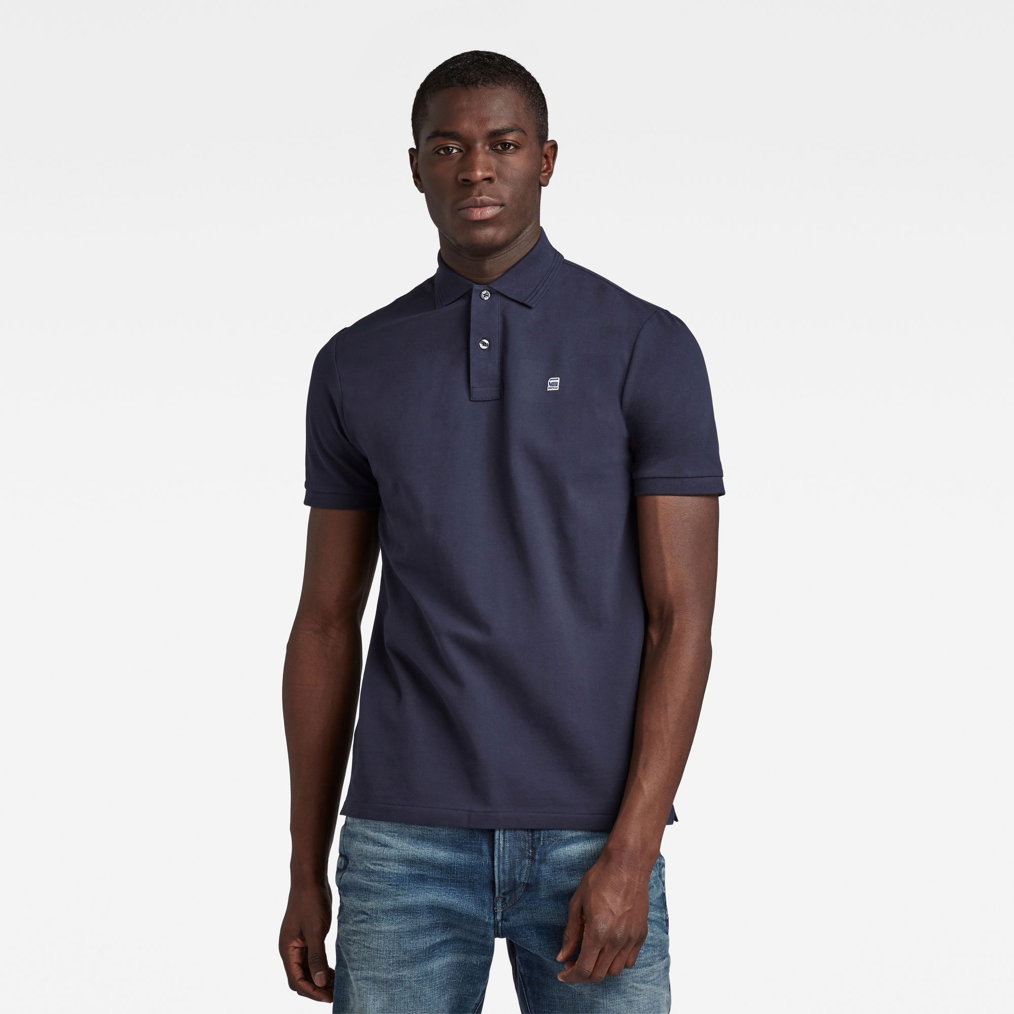 G-Star RAW Heren Dunda Polo Donkerblauw G-Star RAW Heren Dunda Polo Donkerblauw