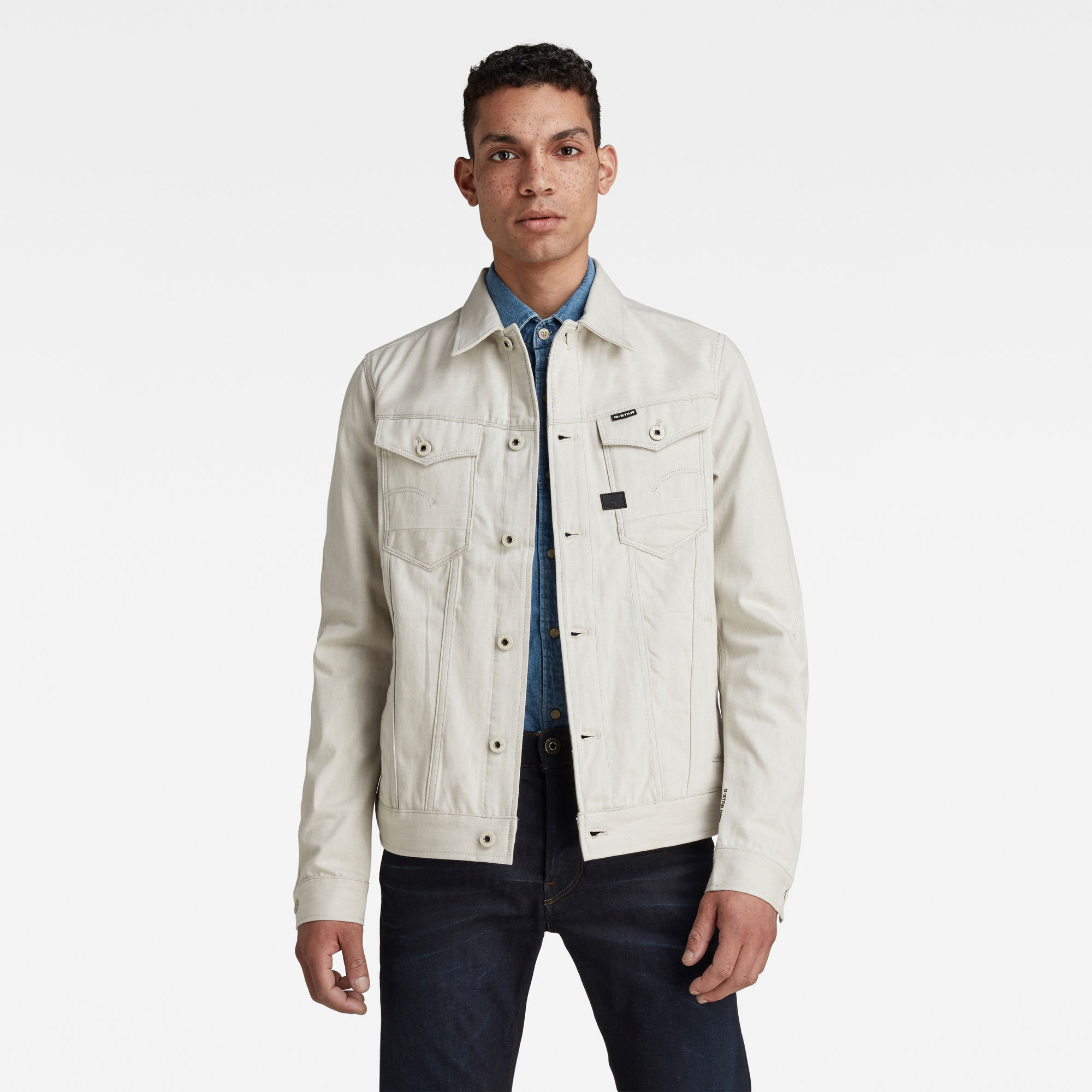 G-Star RAW Heren Jas Arc 3D Slim Beige G-Star RAW Heren Jas Arc 3D Slim Beige