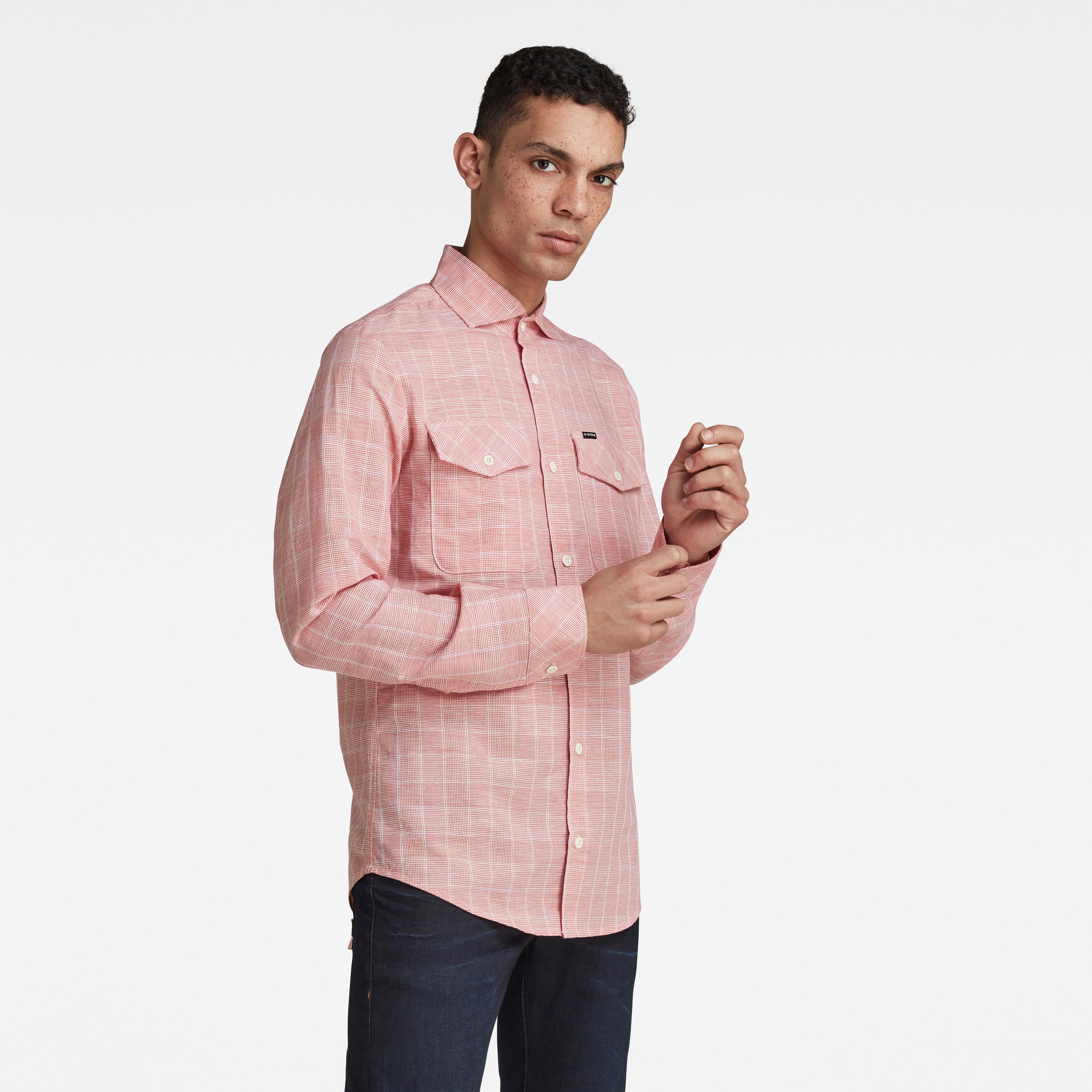 G-Star RAW Heren Marine Service Slim Shirt Meerkleurig G-Star RAW Heren Marine Service Slim Shirt Meerkleurig
