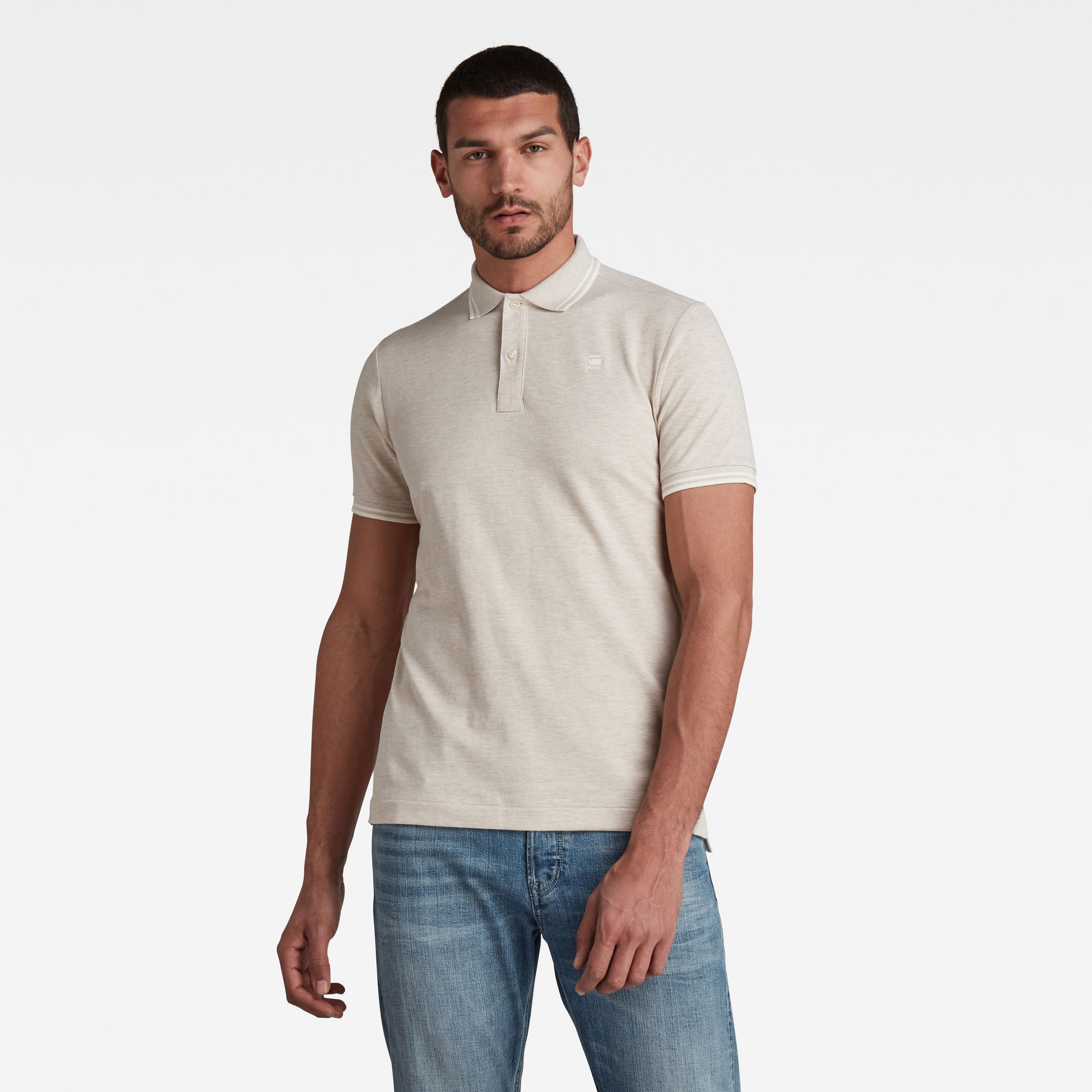 G-Star RAW Heren Dunda Slim Stripe Polo Meerkleurig G-Star RAW Heren Dunda Slim Stripe Polo Meerkleurig