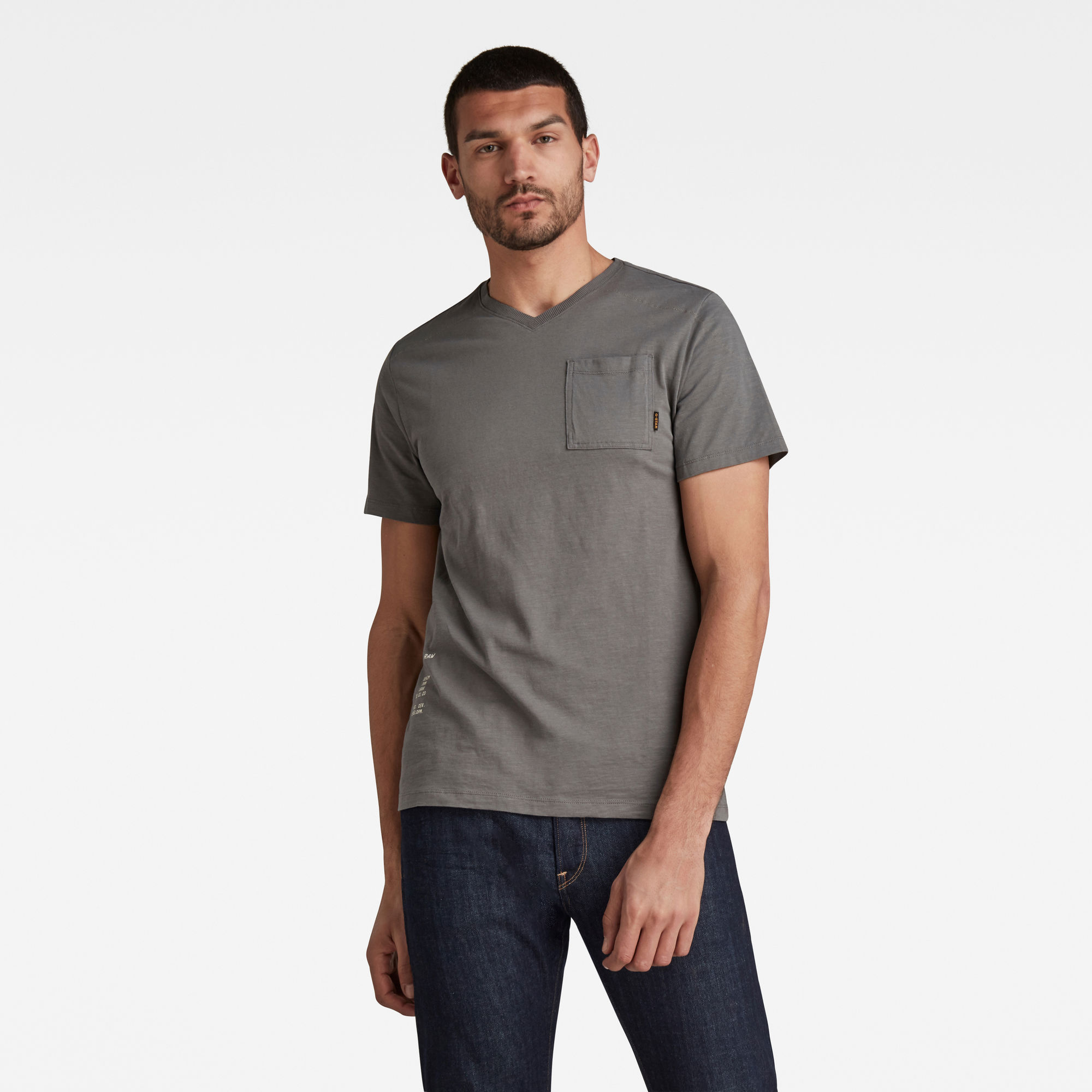G-Star RAW Heren Cargo Sport T-Shirt Grijs G-Star RAW Heren Cargo Sport T-Shirt Grijs