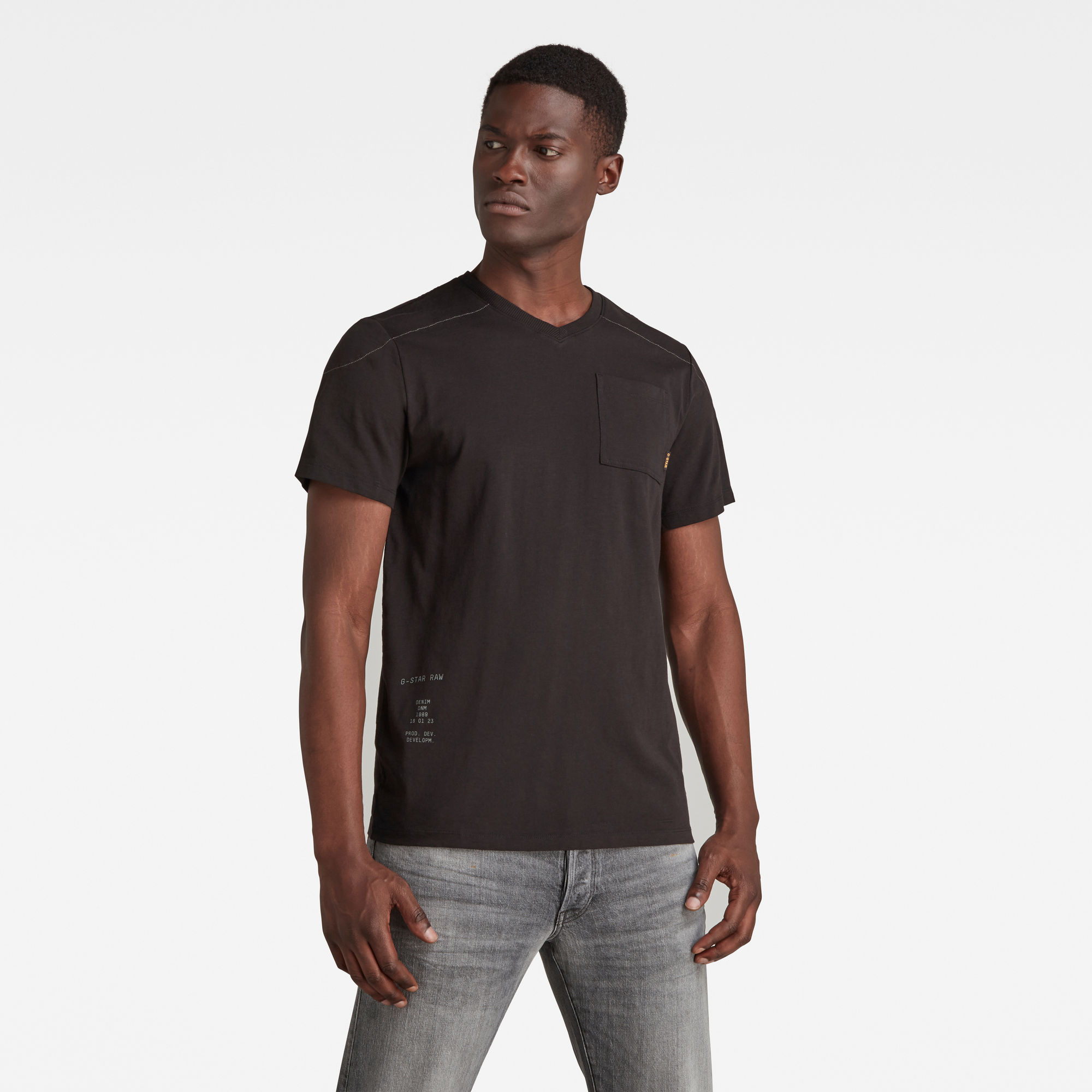 G-Star RAW Heren Cargo Sport T-Shirt Zwart G-Star RAW Heren Cargo Sport T-Shirt Zwart