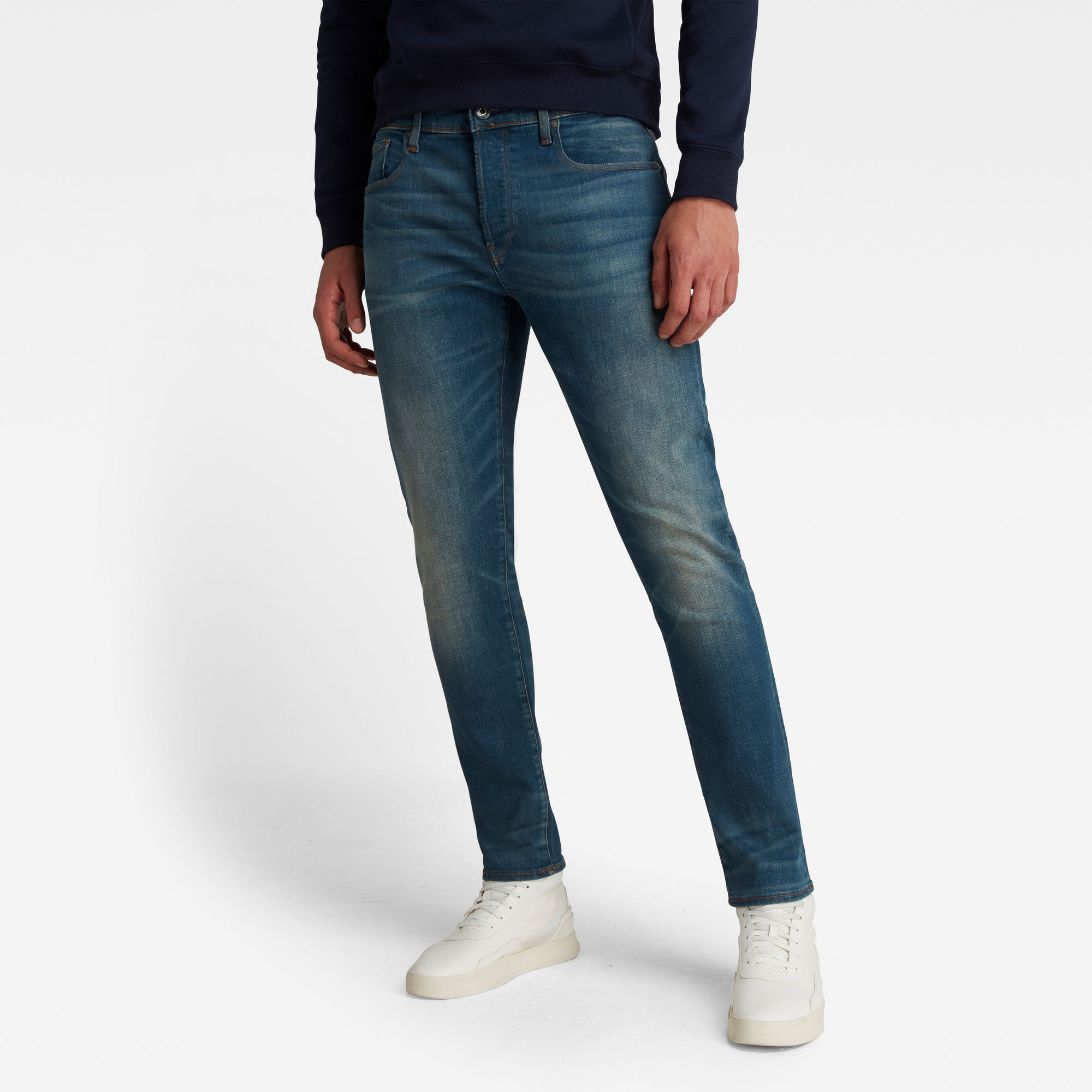 G-Star RAW Heren 3301 Slim Jeans Blauw G-Star RAW Heren 3301 Slim Jeans Blauw