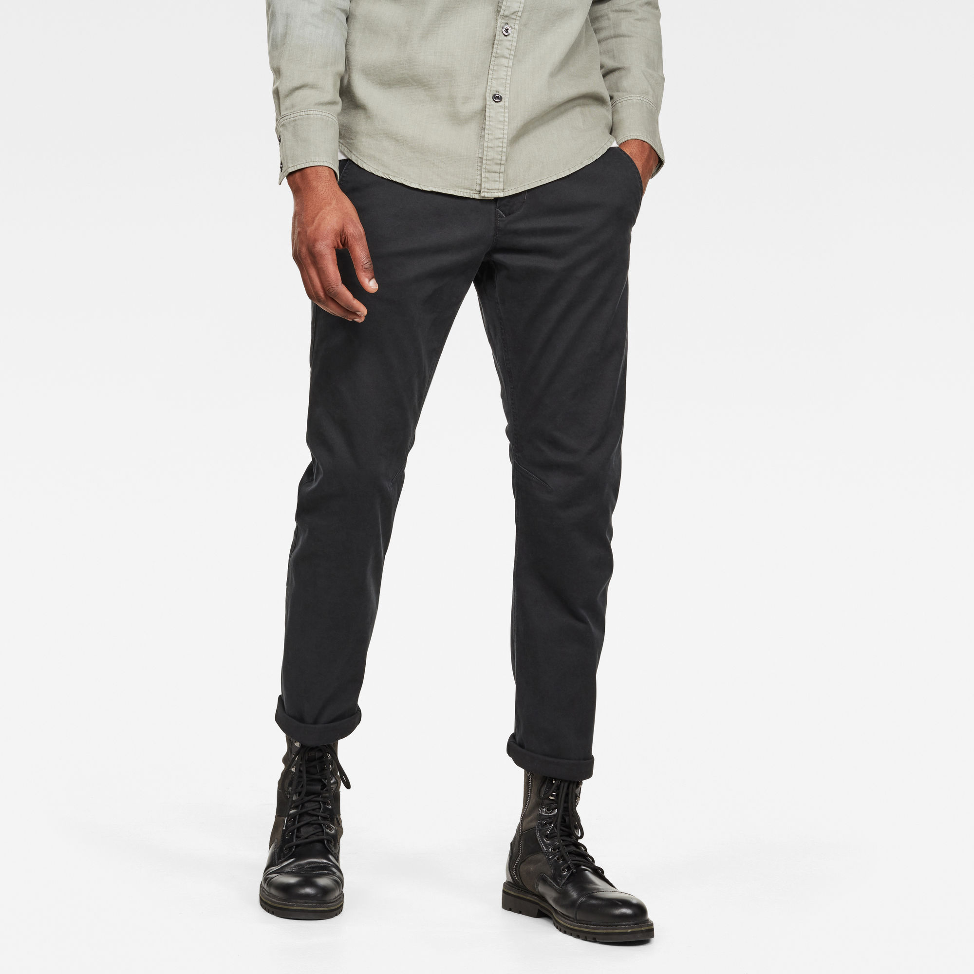 G-Star RAW Heren Vetar Slim Chino Broek Zwart G-Star RAW Heren Vetar Slim Chino Broek Zwart