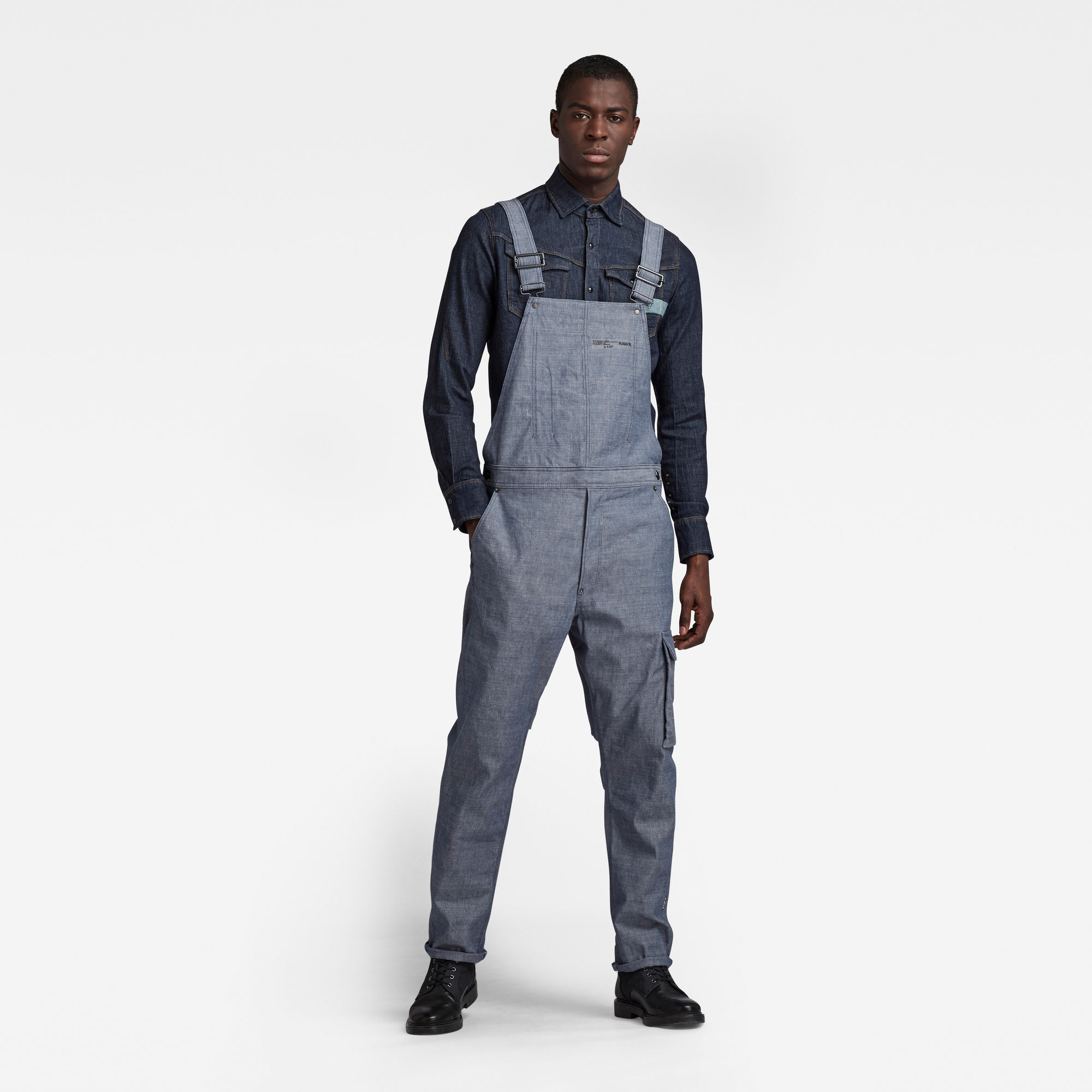 G-Star RAW Heren GSRR Selvedge Overal Donkerblauw G-Star RAW Heren GSRR Selvedge Overal Donkerblauw