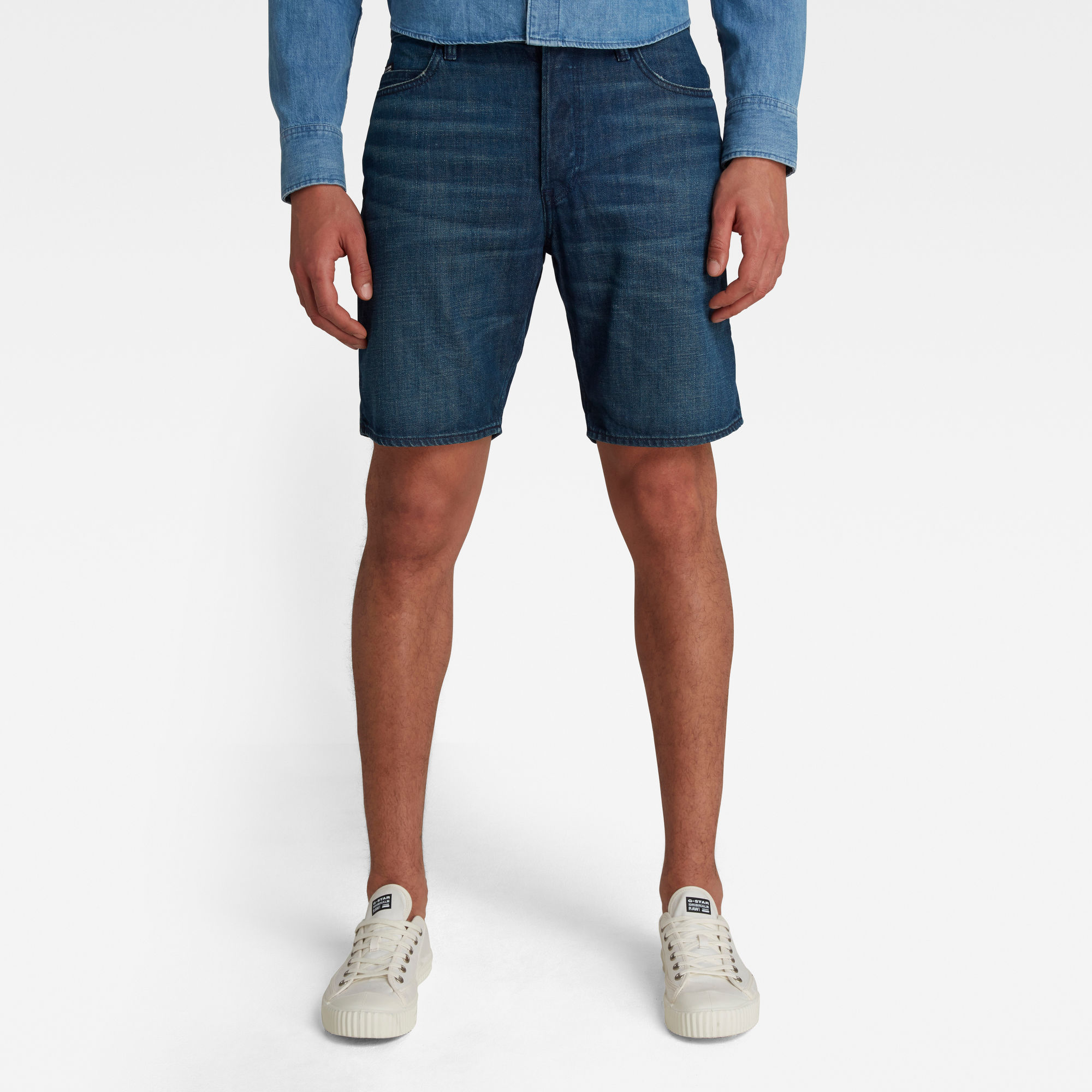 G-Star RAW Heren Triple A Short Donkerblauw G-Star RAW Heren Triple A Short Donkerblauw